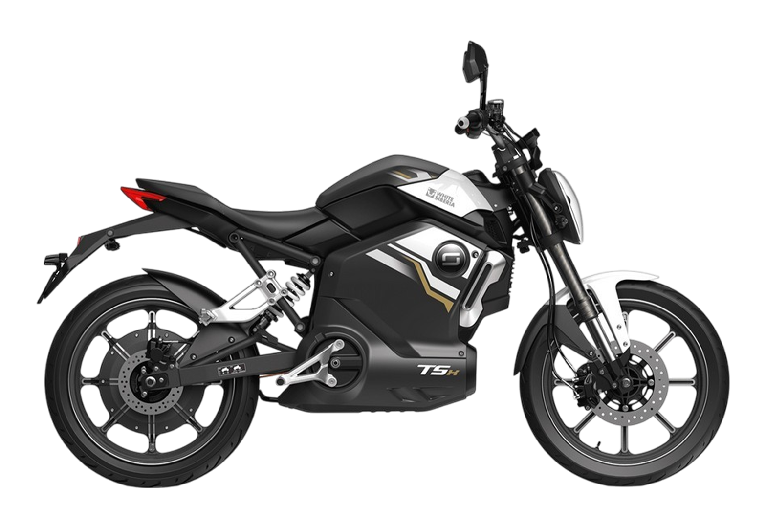 Электромотоцикл WHITE SIBERIA SUPER SOCO TSX (Черный)