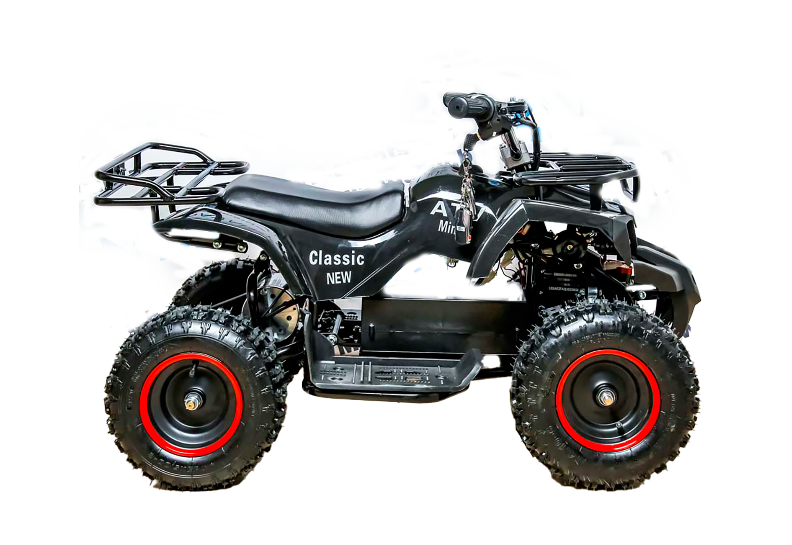 Детский квадроцикл ATV Classic E 800W NEW электрический Черный