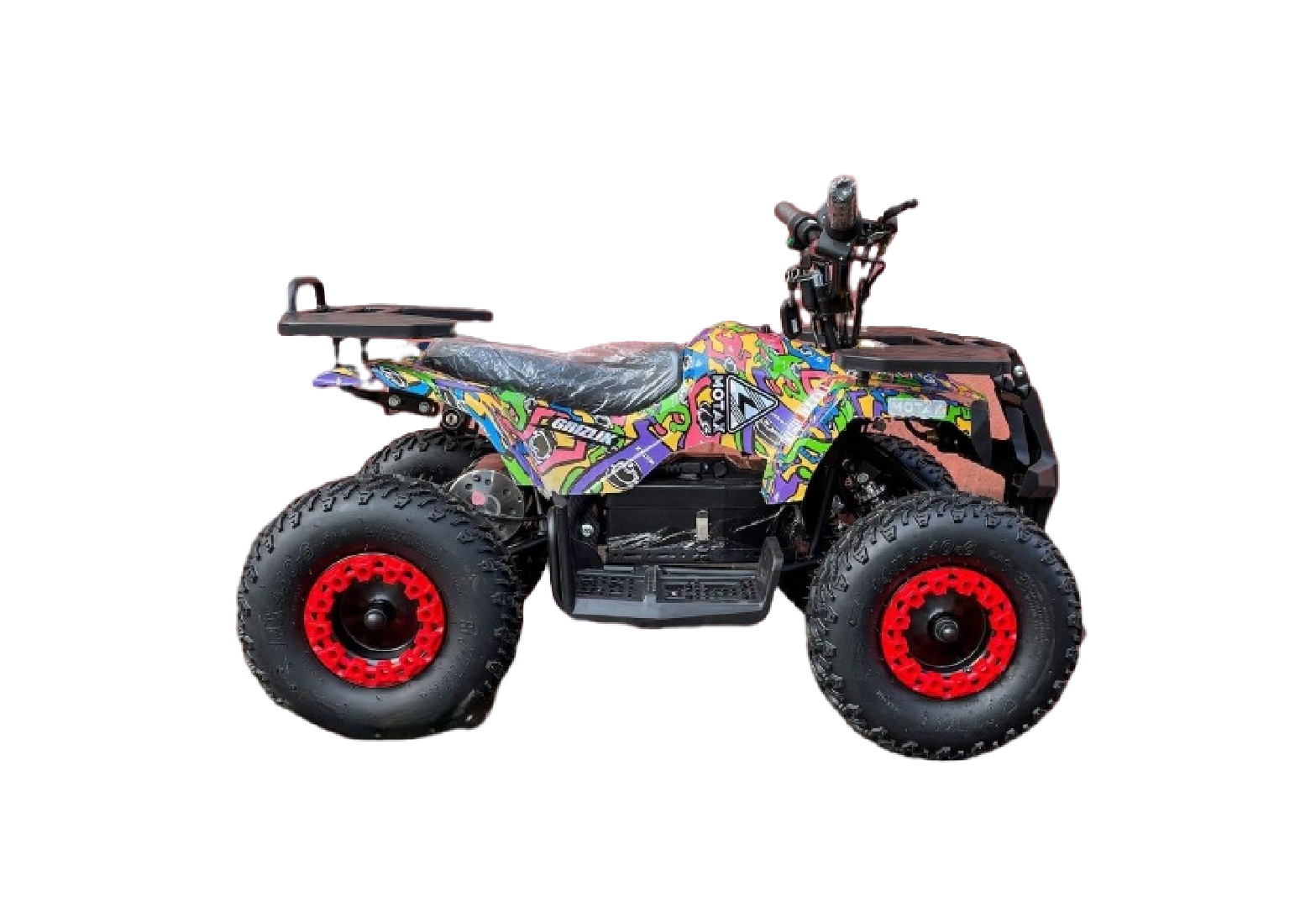 Детский электро квадроцикл MOTAX GRIZLIK MINI E1000 BW
