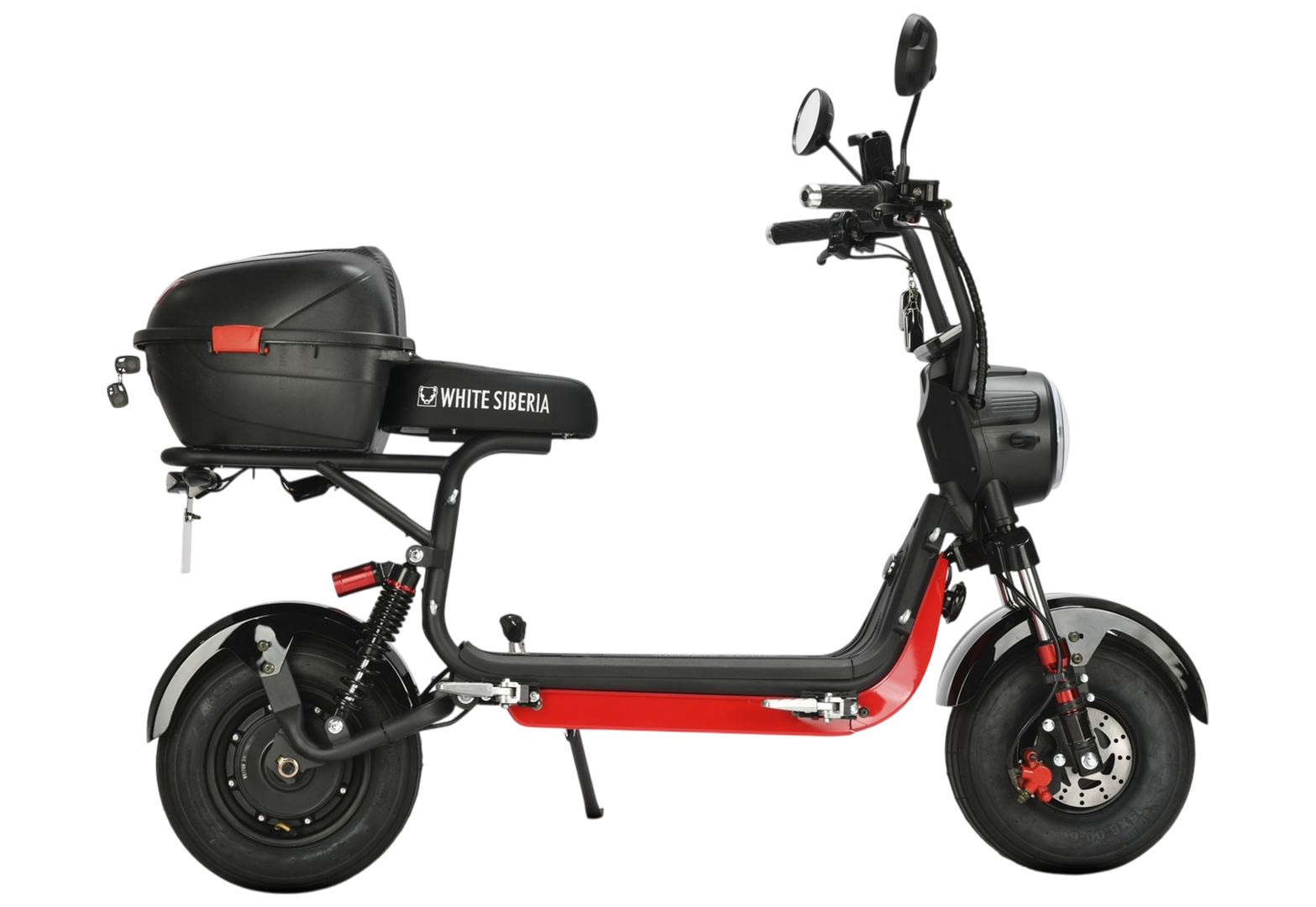 Электроскутер White Siberia Mini 3.0 Black 60v