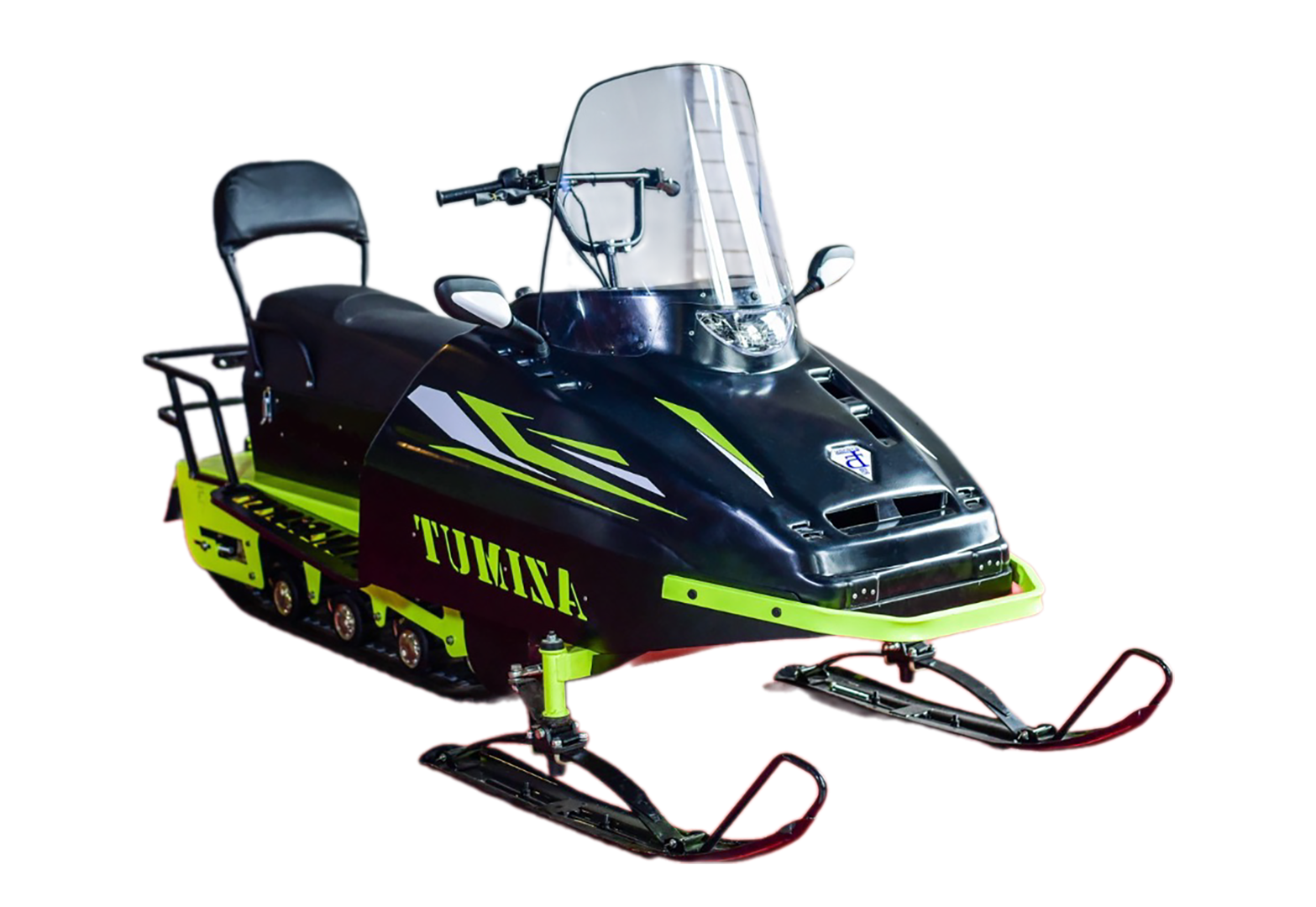 Миниснегоход Бурлак Азимут 20 лс, эл.запуск, черный