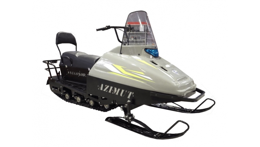 Миниснегоход Бурлак Азимут 24 лс, эл.запуск, серый