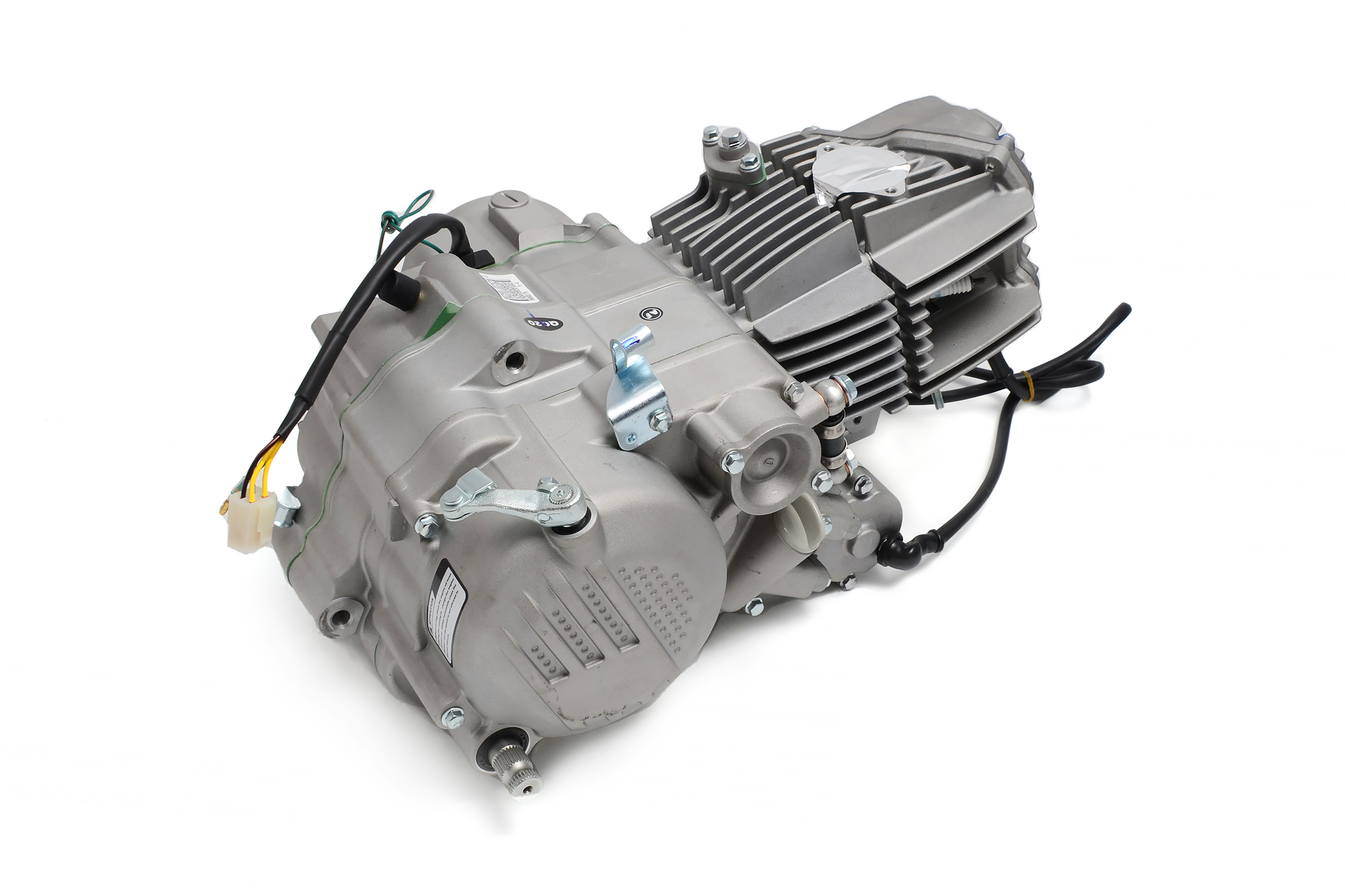 Двигатель в сборе для питбайка ZS1P62YML-2 w190 (212см3) электростартер 2024год (2-ух клапанный)