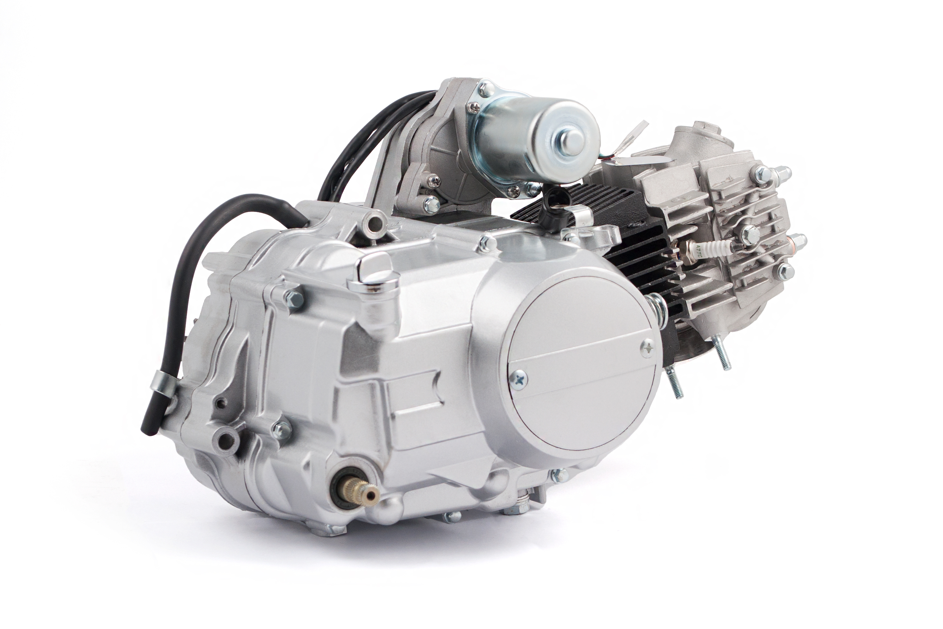 Двигатель в сборе для питбайка 110см3 152FMH (52.4x49.5) механика, 4ск, стартер сверху