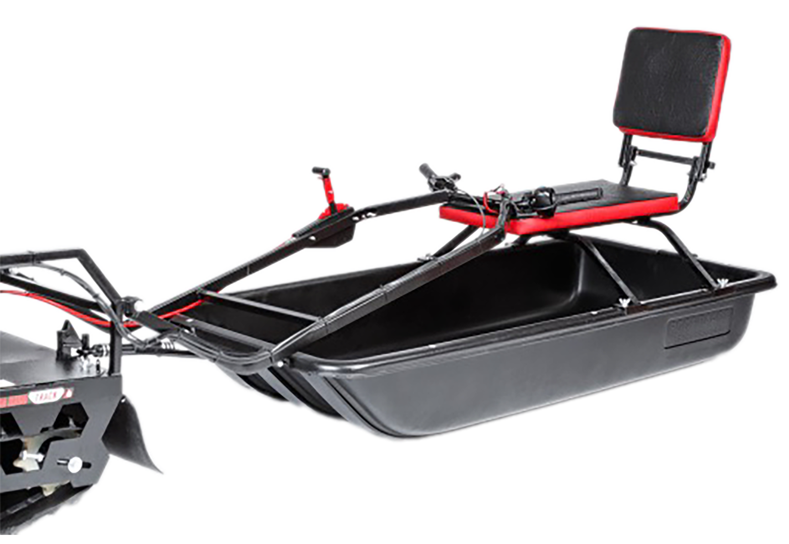 Сидение для саней IKUDZO черно-красное