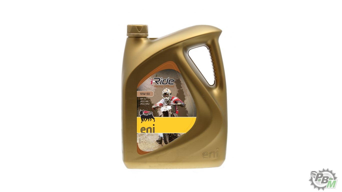 Масло моторное синтетическое 4-х тактное для мотодвигателей eni i-Racing offroad 10W50 4л