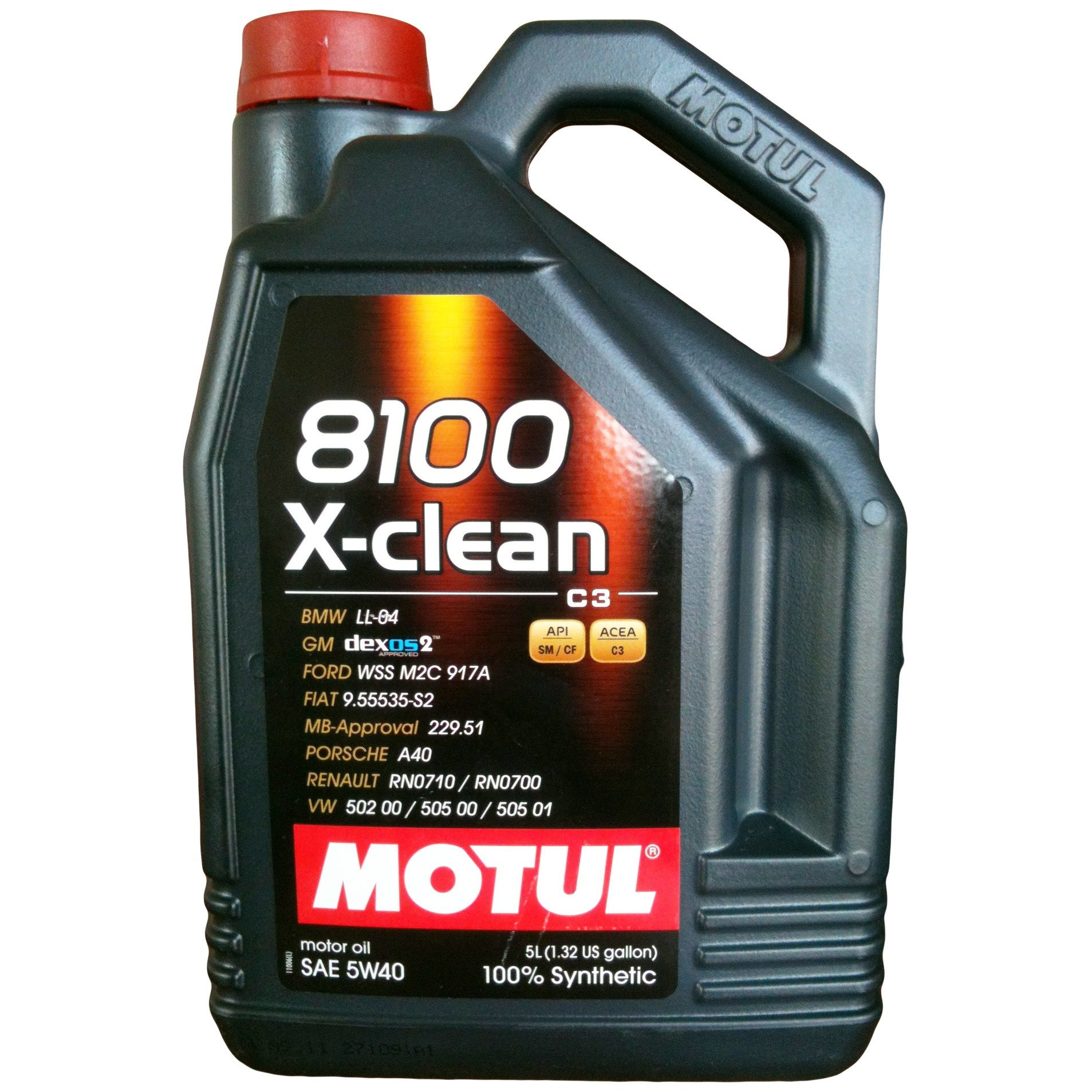 Масло MOTUL 8100 X-clean 5W40 5л
