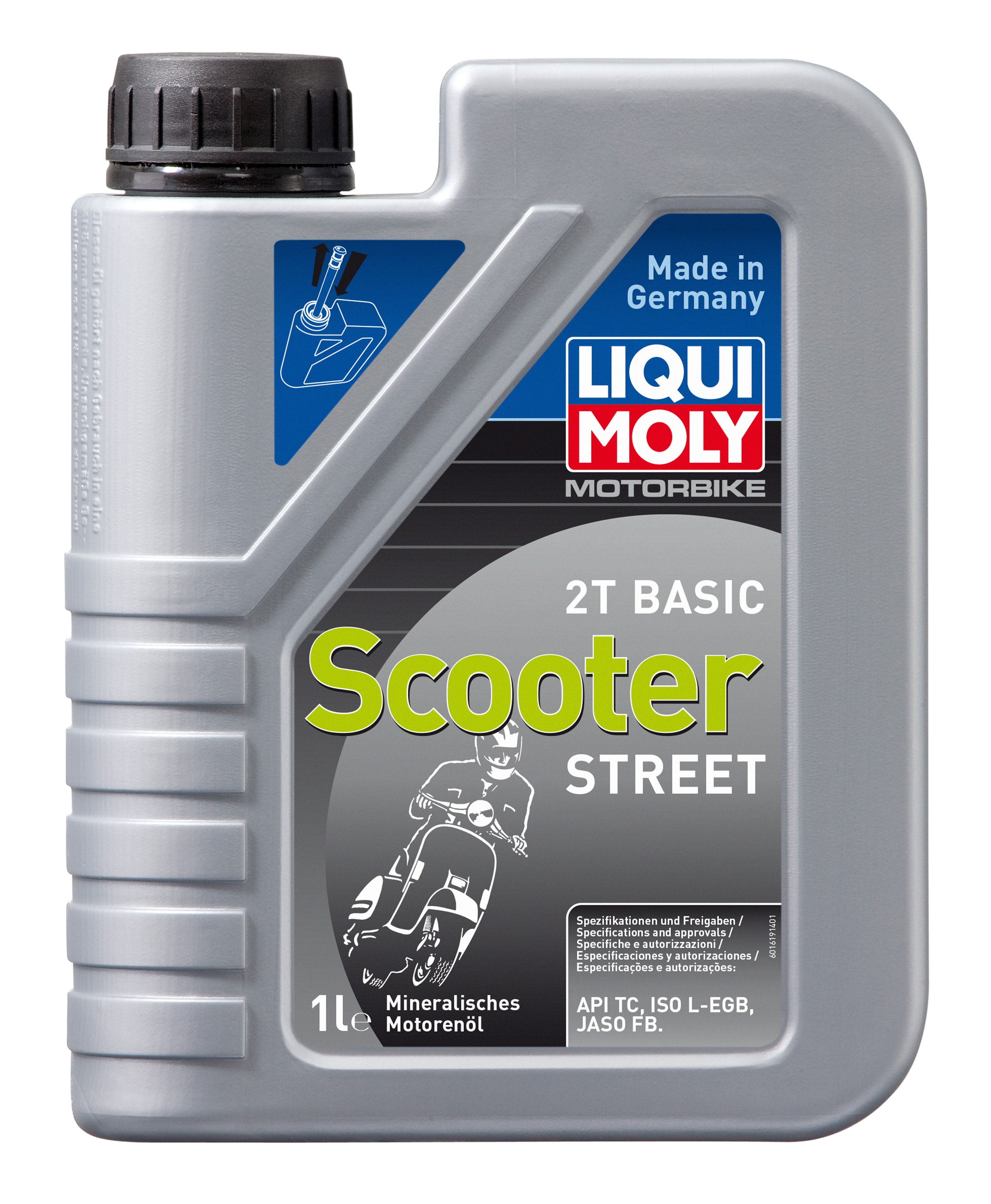 Масло Liqui Moly 2t Motorrad Scooter 2T Basic (мин.) , 1л (8068)