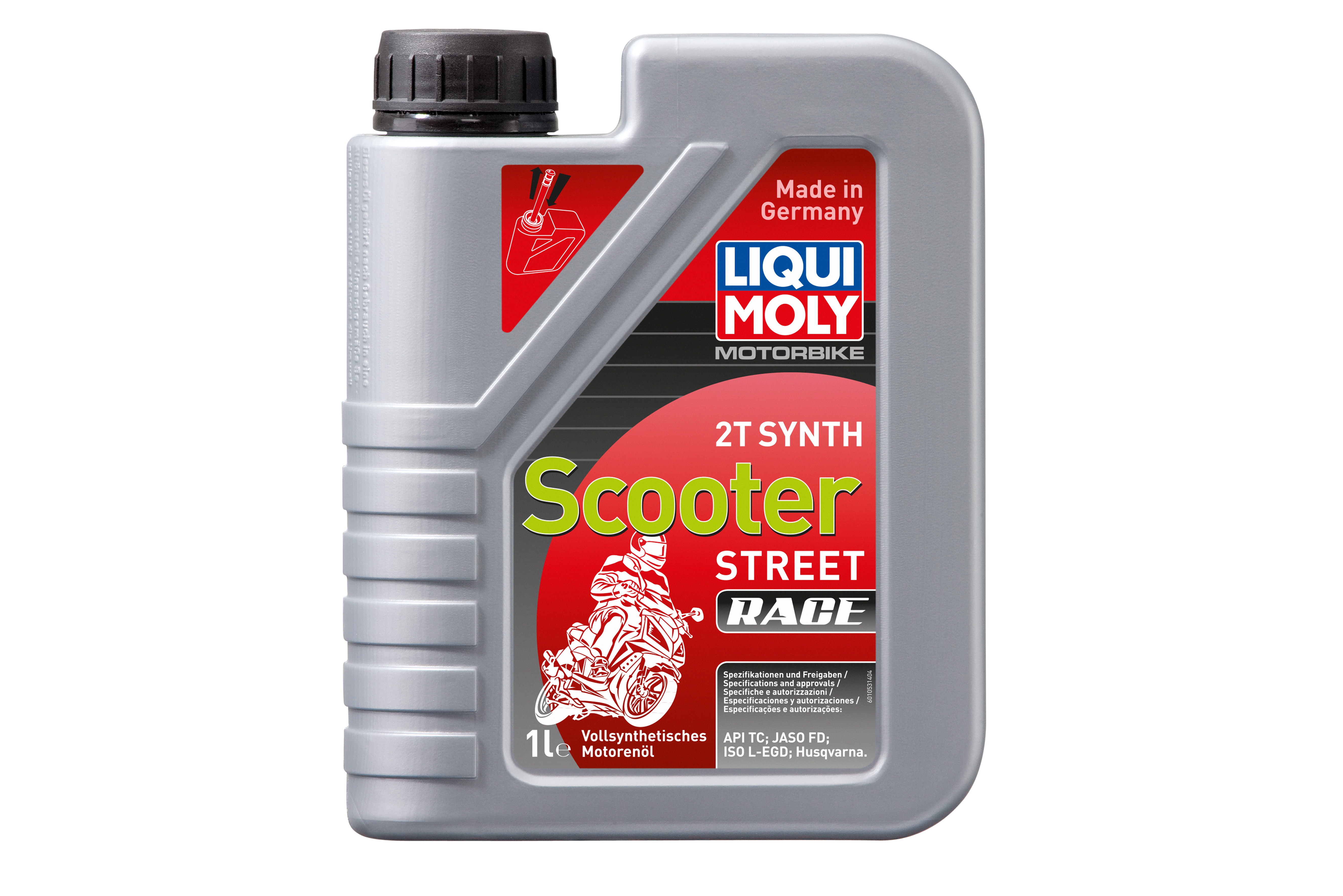 Масло Liqui Moly 2t Motorrad Scooter Synth , 1л (1053)