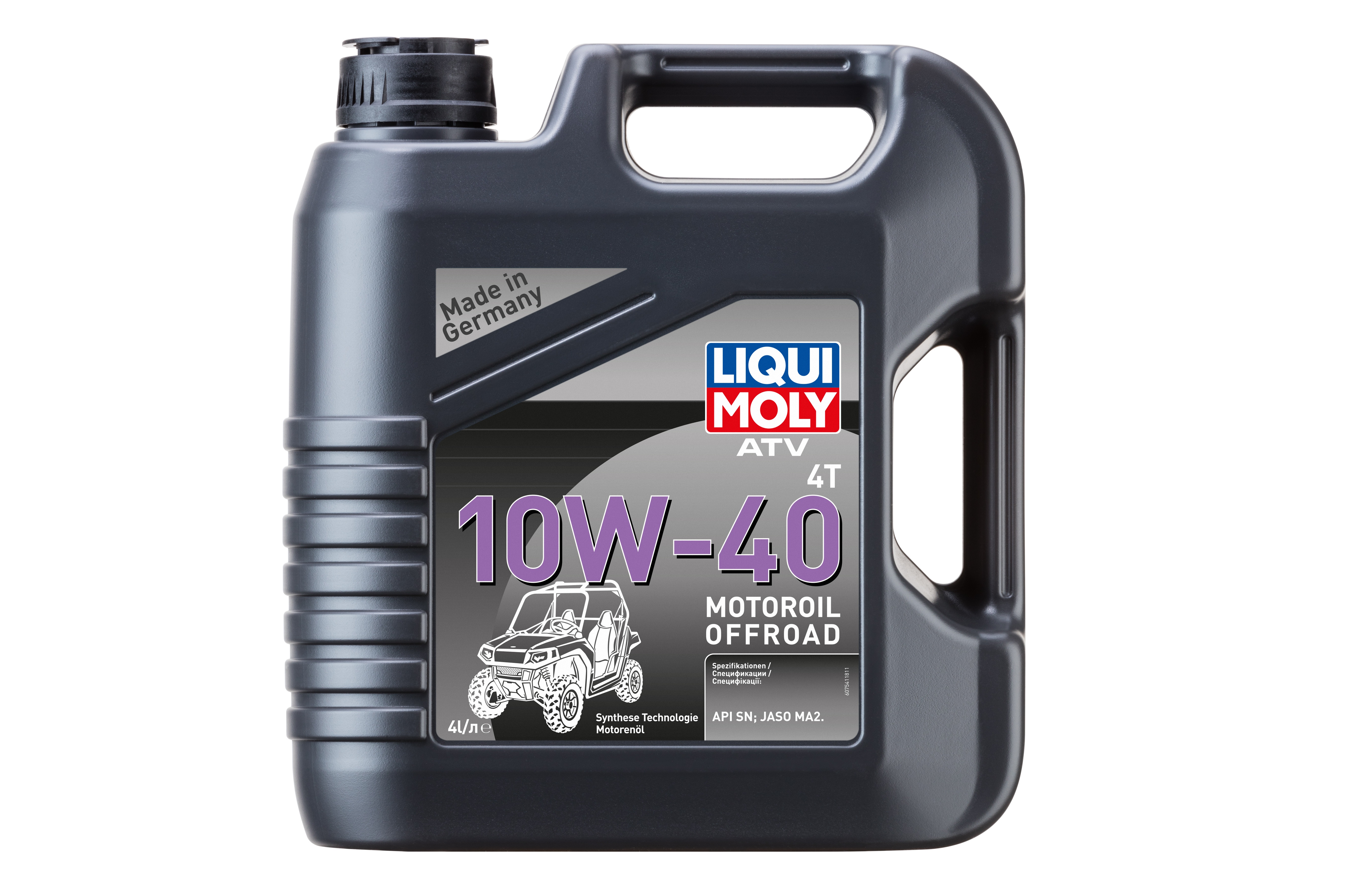 Масло Liqui Moly 4t Motoroil 10W-40 (HC-синт.) ATV , 4л (7541)