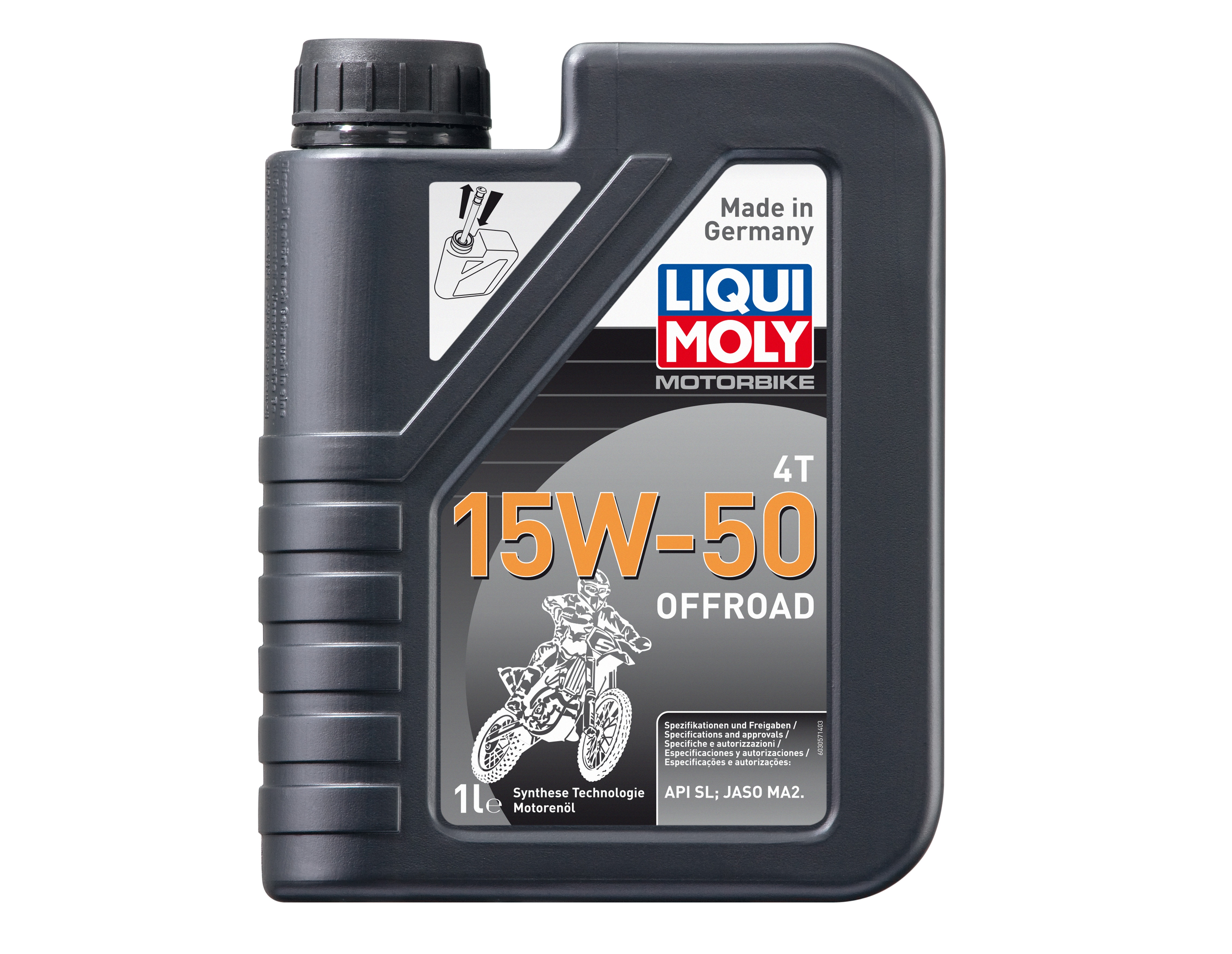 Масло Liqui Moly 4t Offroad Racing HC-Synth 15W-50 , 1л (3057)