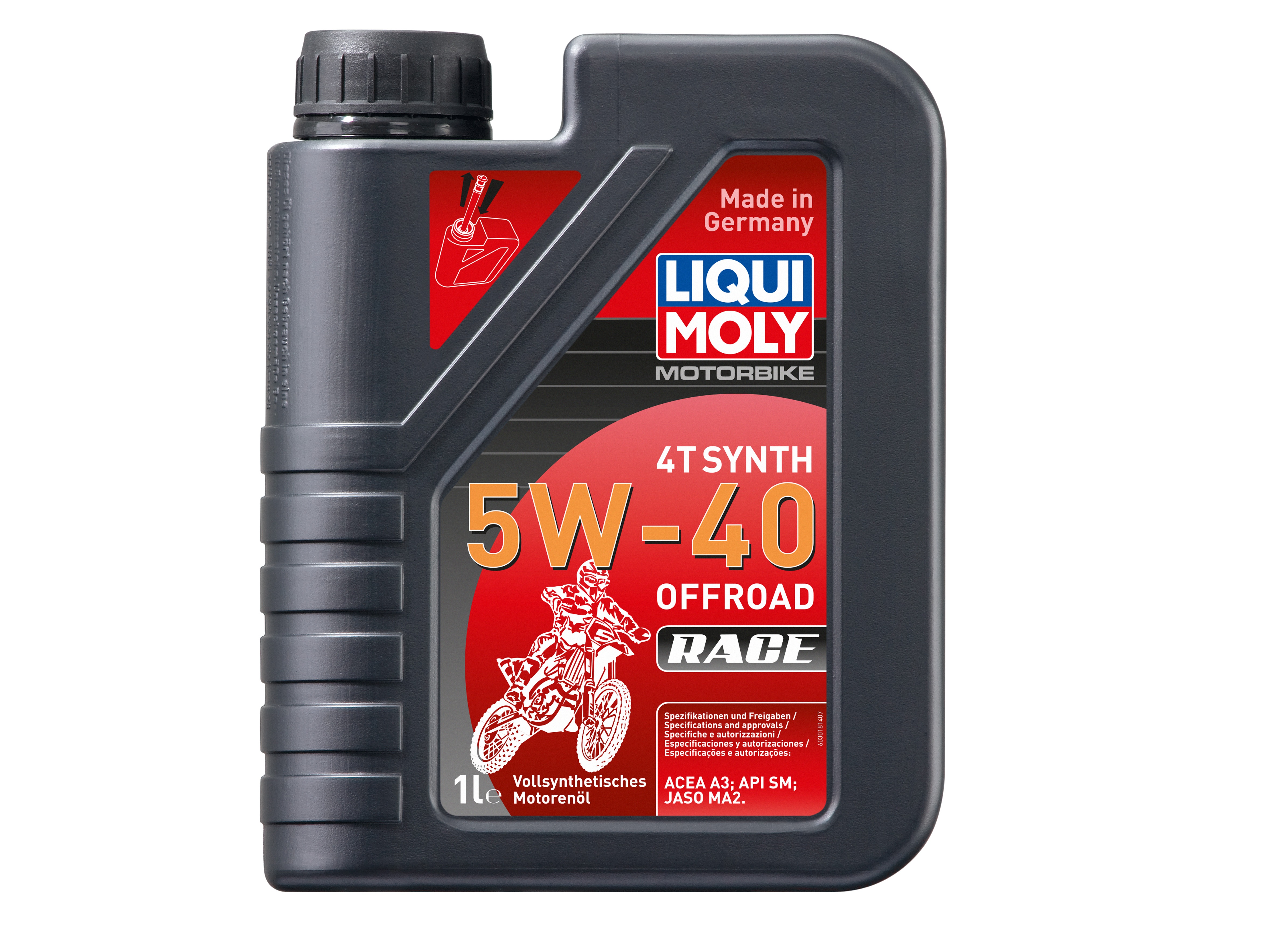 Масло Liqui Moly 4t Offroad Racing Synth  5W-40 , 1л (3018)