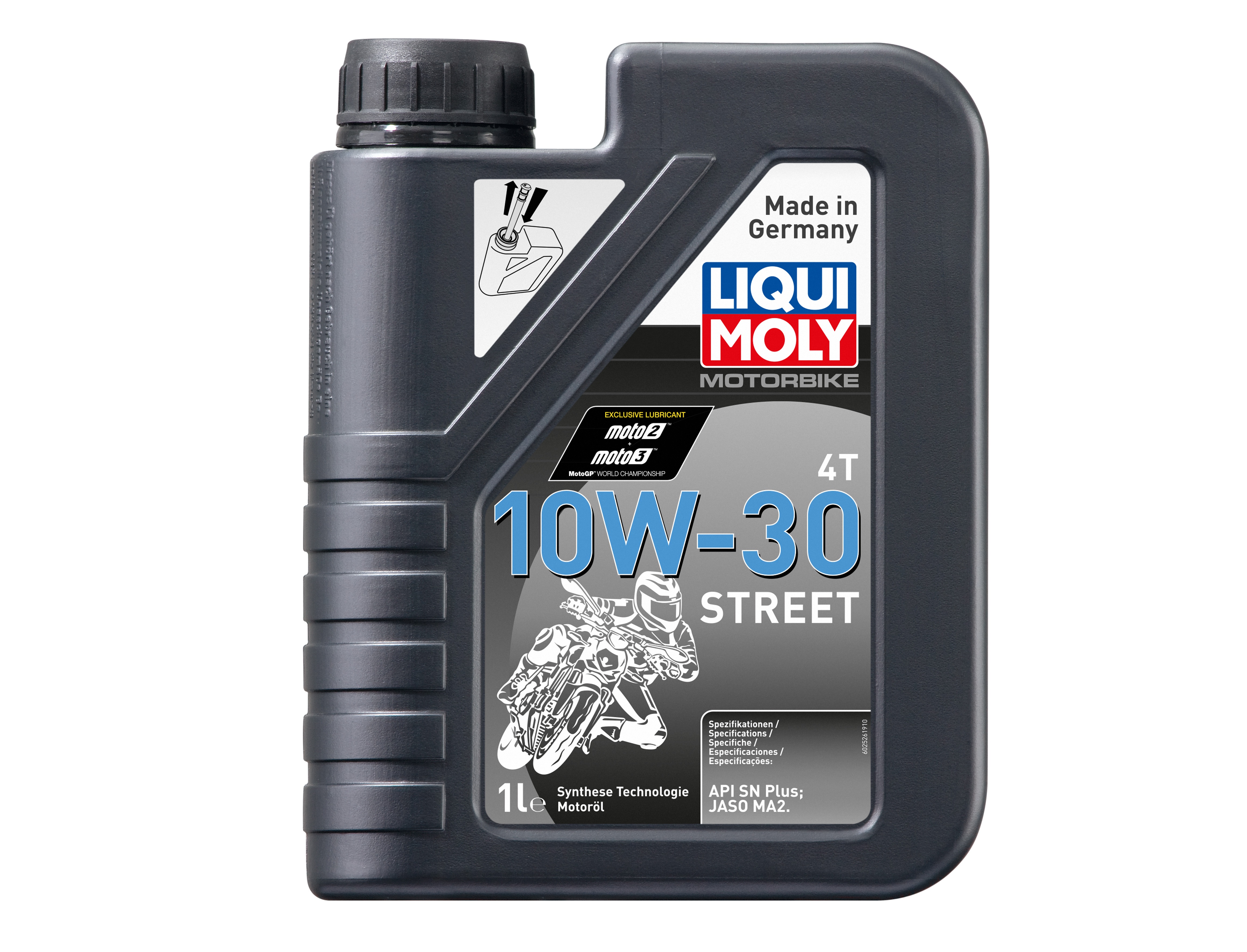 Масло Liqui Moly 4t Racing 10W-30 (HC-синт.) , 1л (2526)