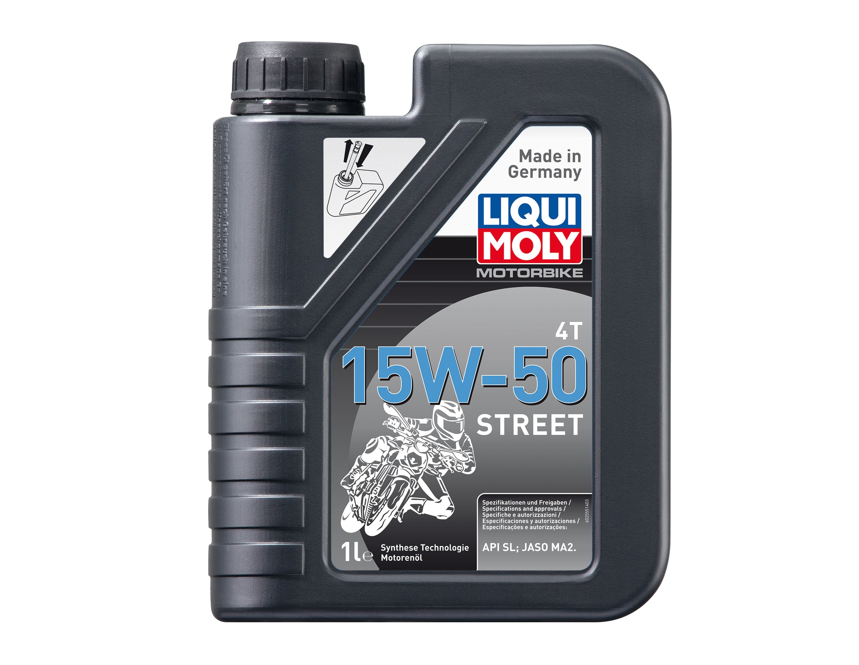 Масло Liqui Moly 4t Racing 15W-50 (HC-синт.) , 1л (2555)