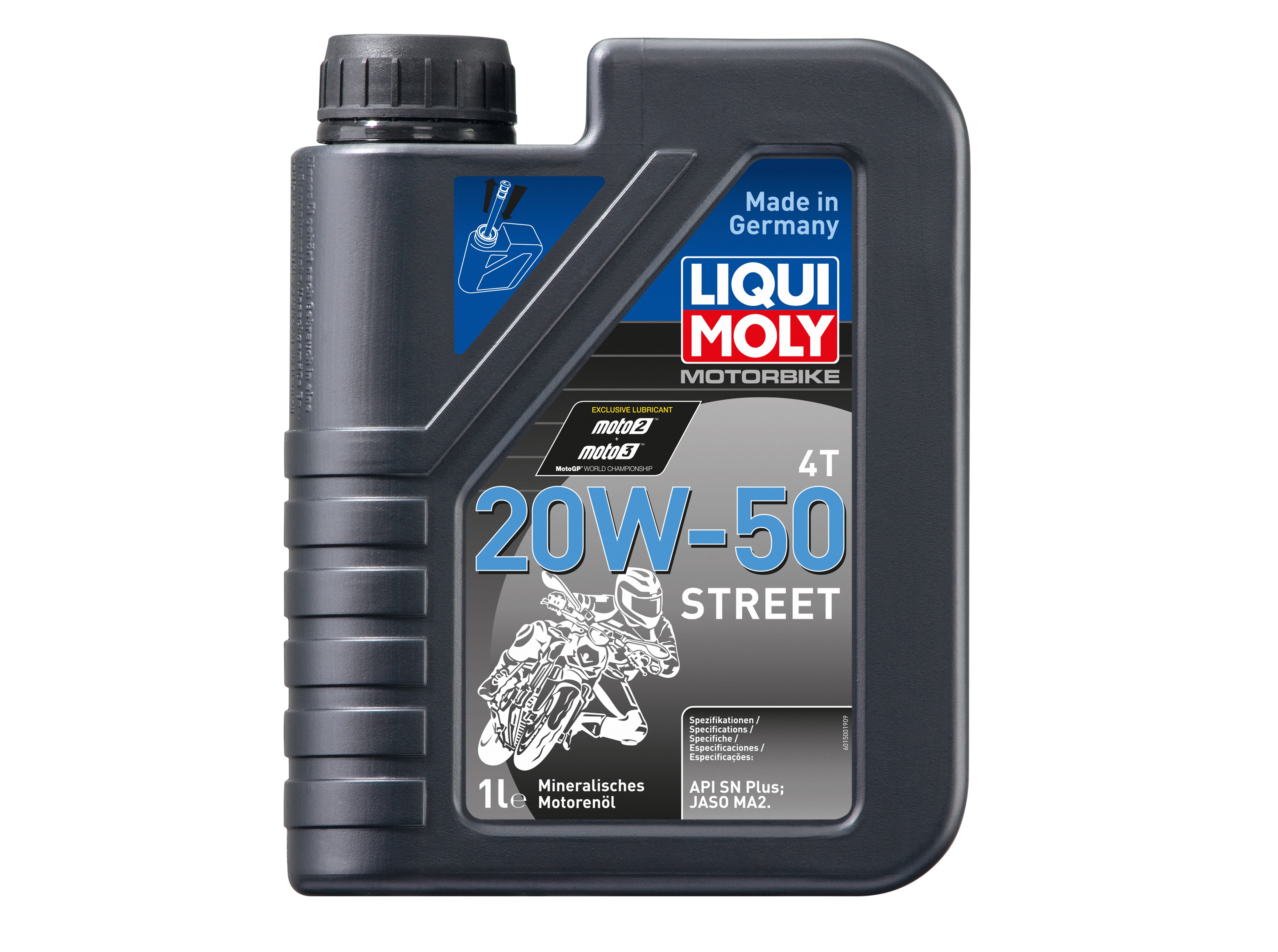 Масло Liqui Moly 4t Street 20W-50 (мин.) , 1л (7632)