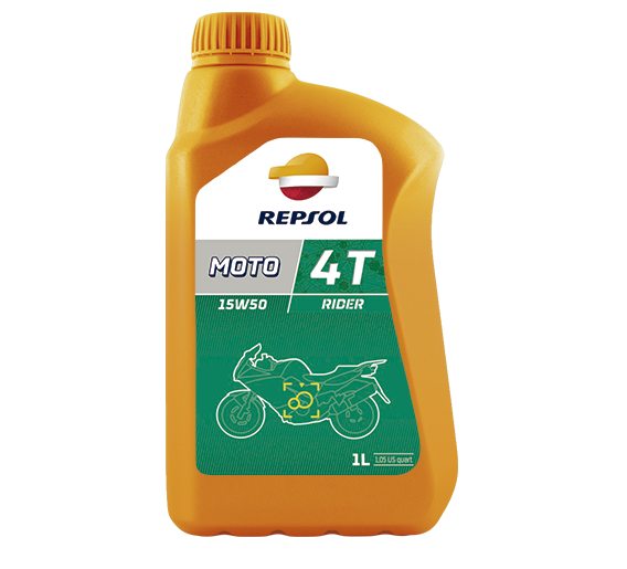 Масло REPSOL 4t MOTO RIDER 15W-50, 1л