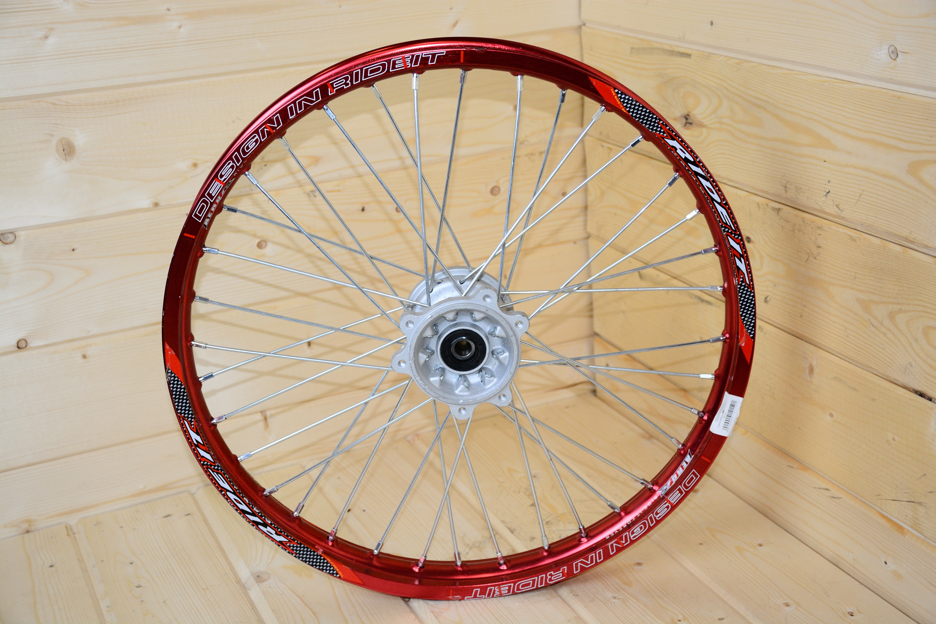 Обод передний 21 (1,60-R21 d=15mm) алюминий/красный KAYO с 2014г.