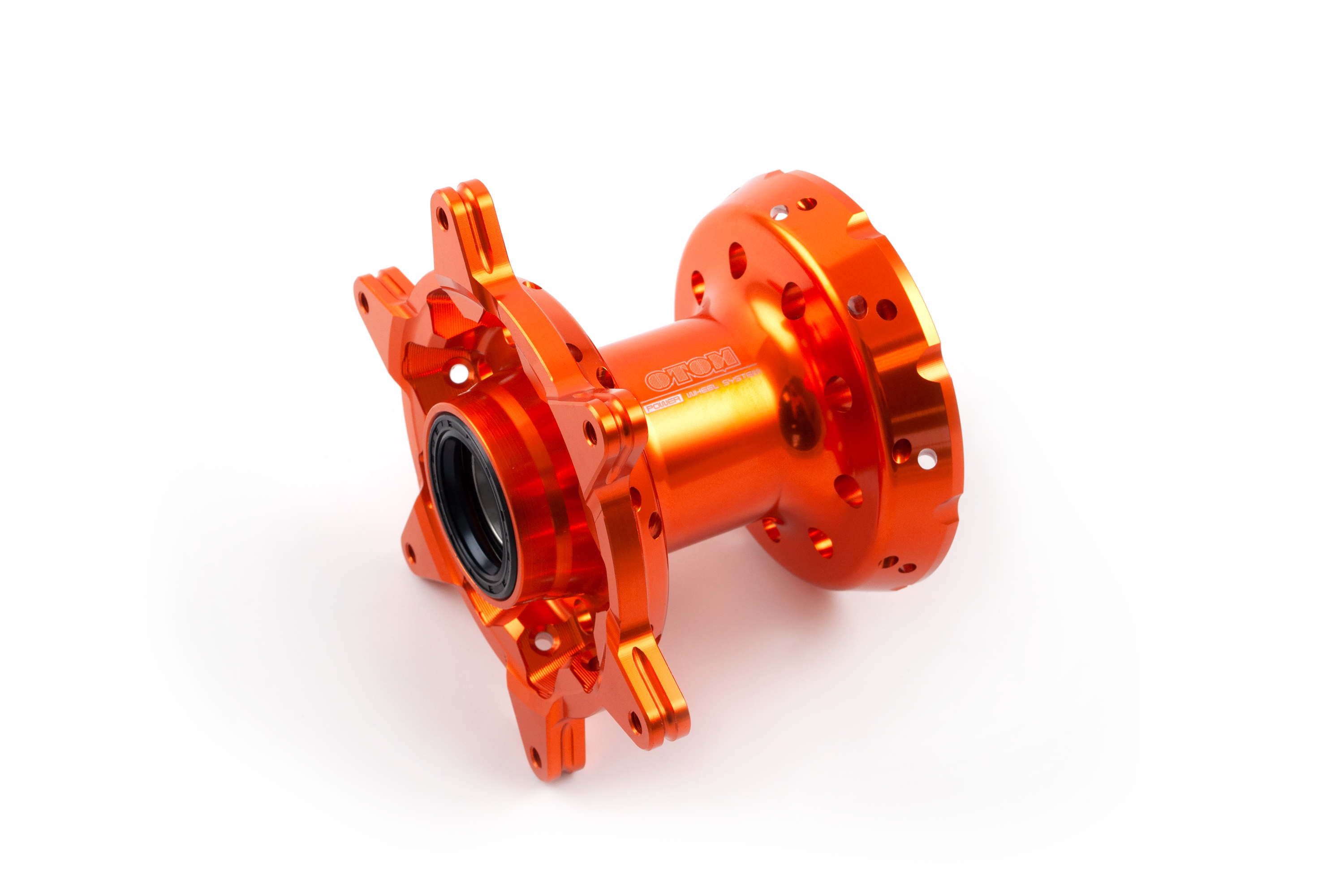 Cтупица 21 переднего колеса (KTM) CNC оранжевый OTOM