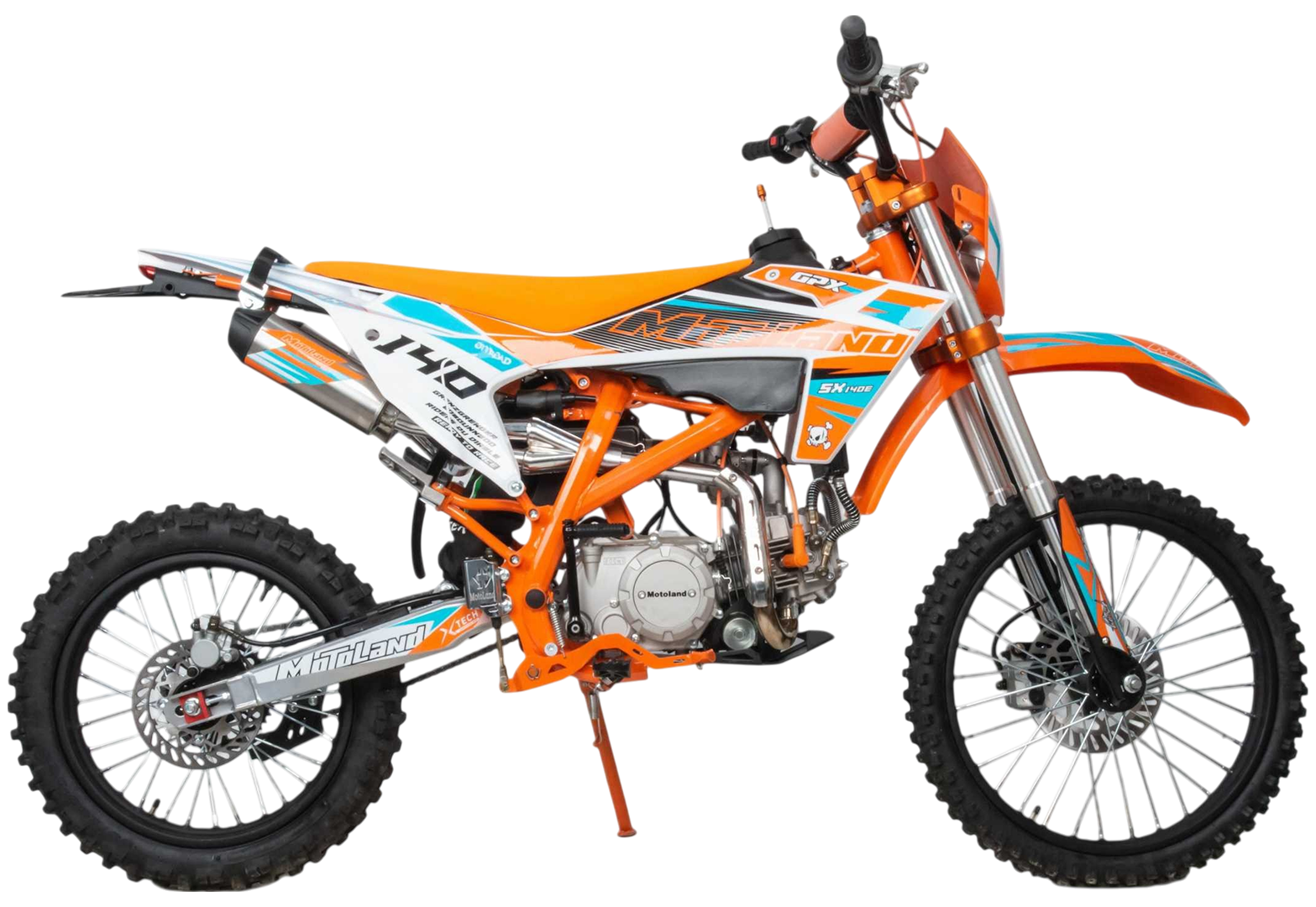 Питбайк Motoland 140 SX 140 E 19/16 Оранжевый