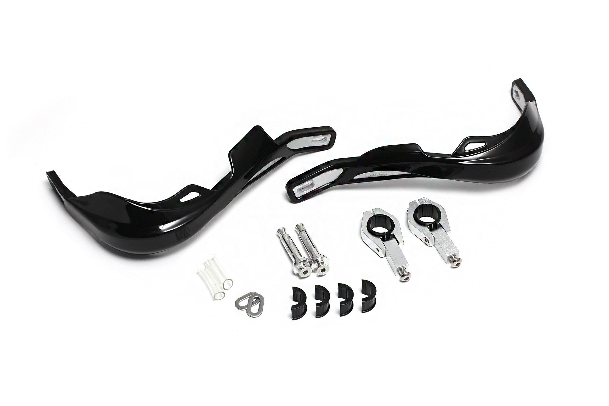 Защита рук эндуро мотоцикла HP03 28mm (армированные, пара) OTOM черные