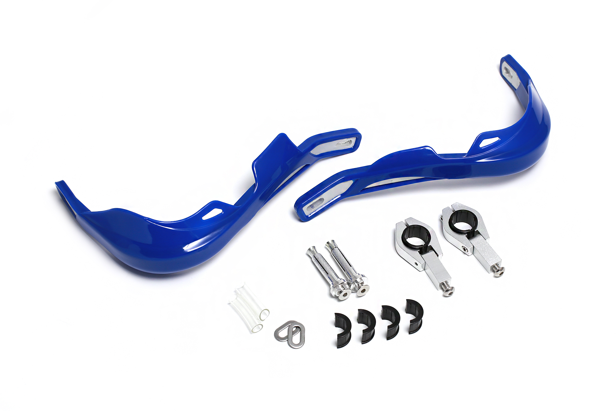 Защита рук эндуро мотоцикла HP03 22-28mm (армированные, пара) синие