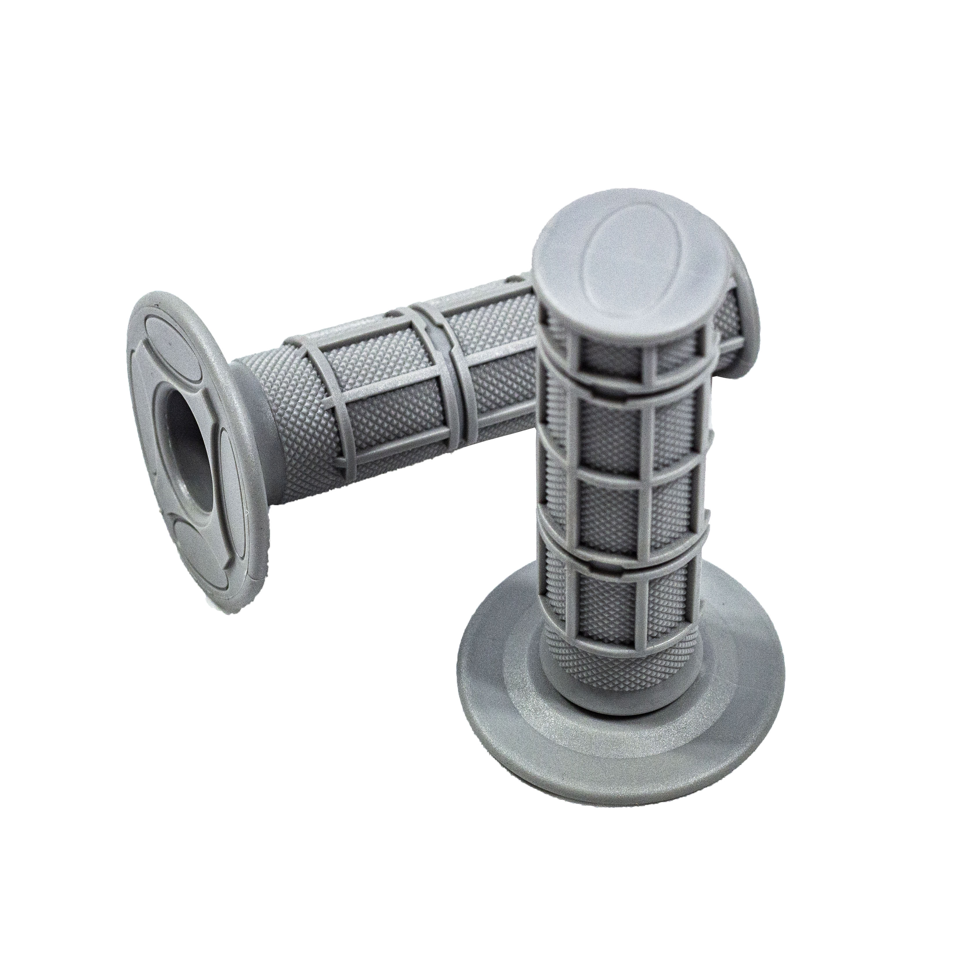 Грипсы универсальные для эндуро мотоцикла и питбайка MX серые