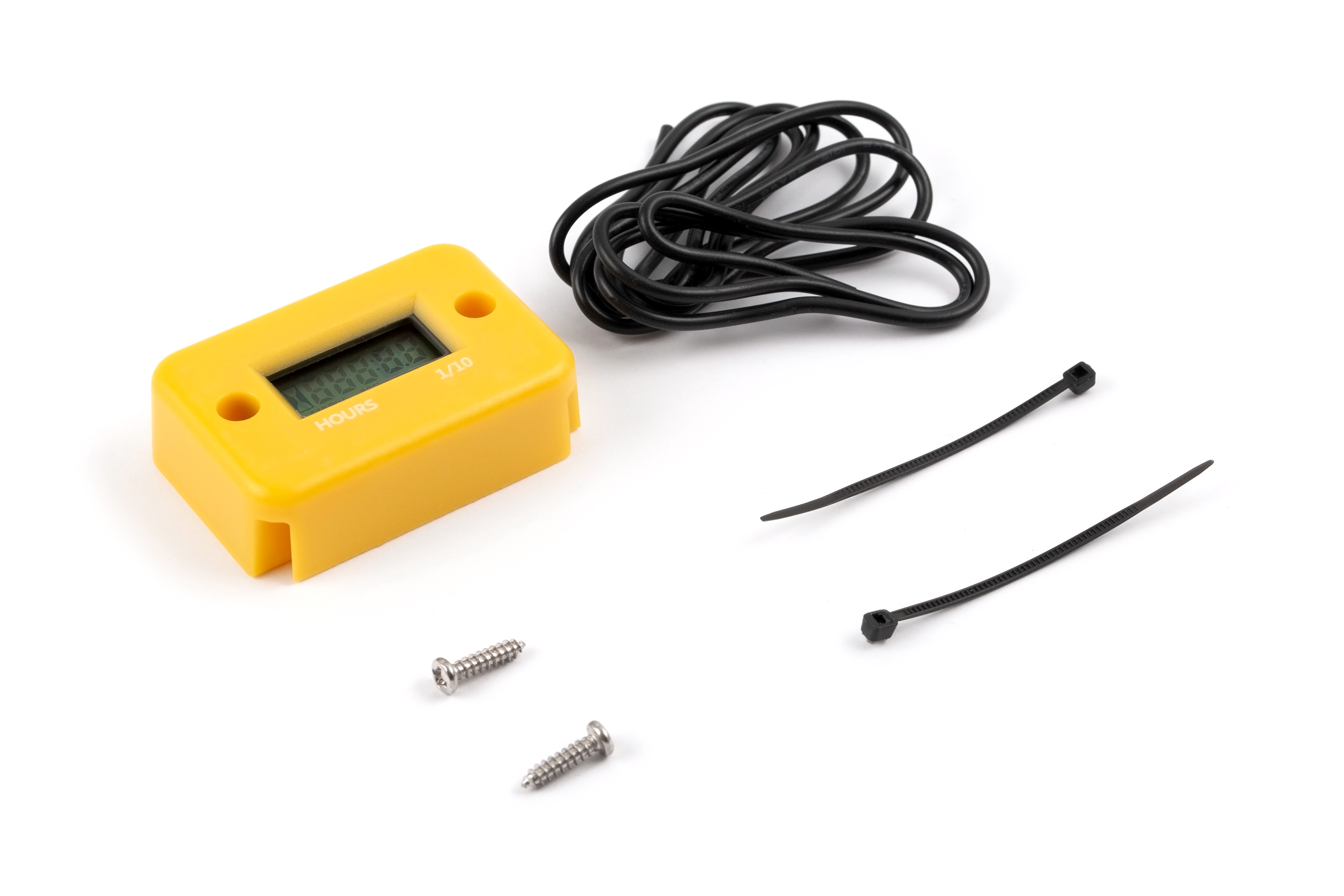 Счетчик моточасов без тахометра OTOM универсальный желтый
