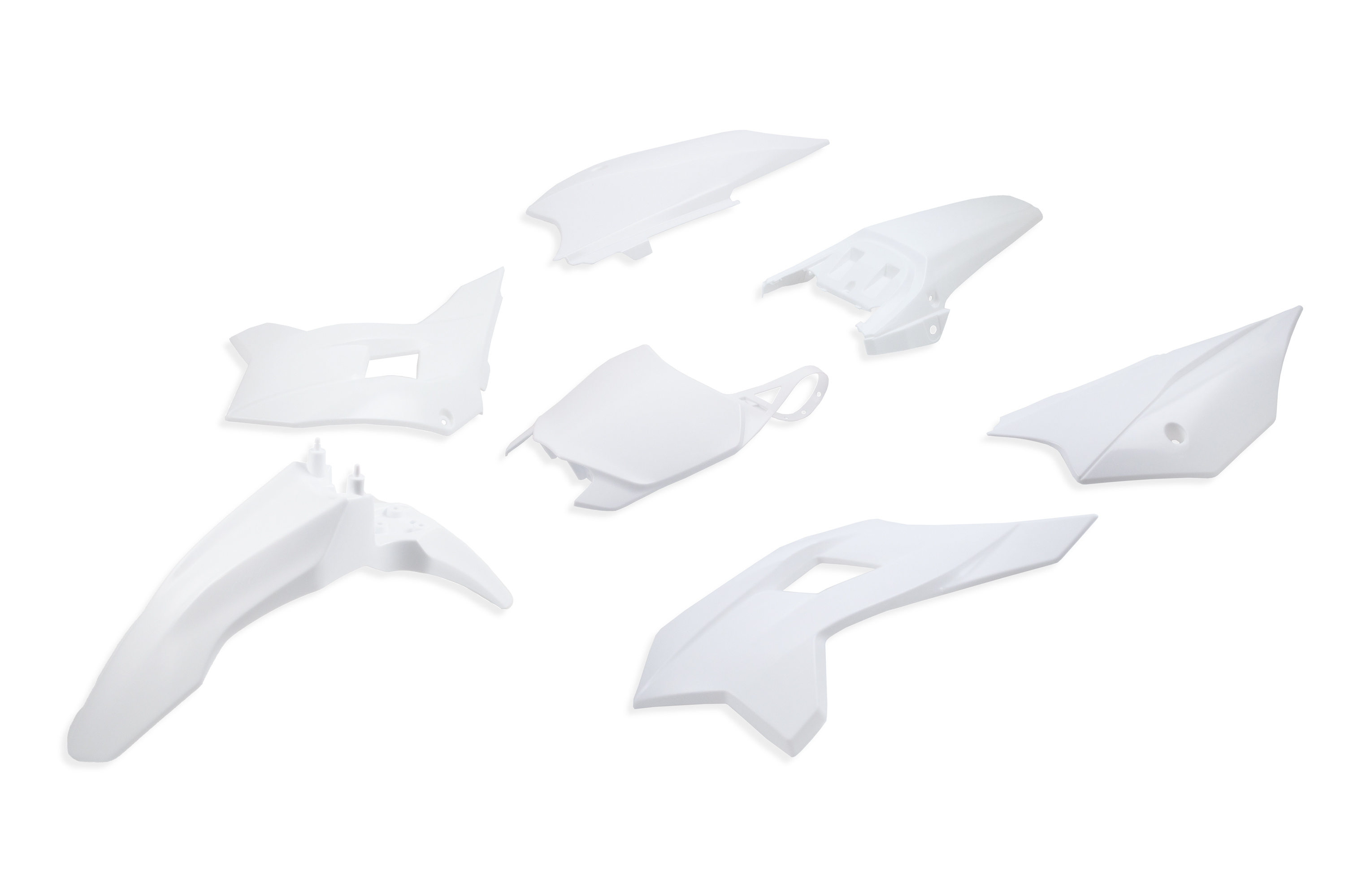 Пластик (полный копл.) #4 125сс (Kayo KRZ тип/ CRF70) белый