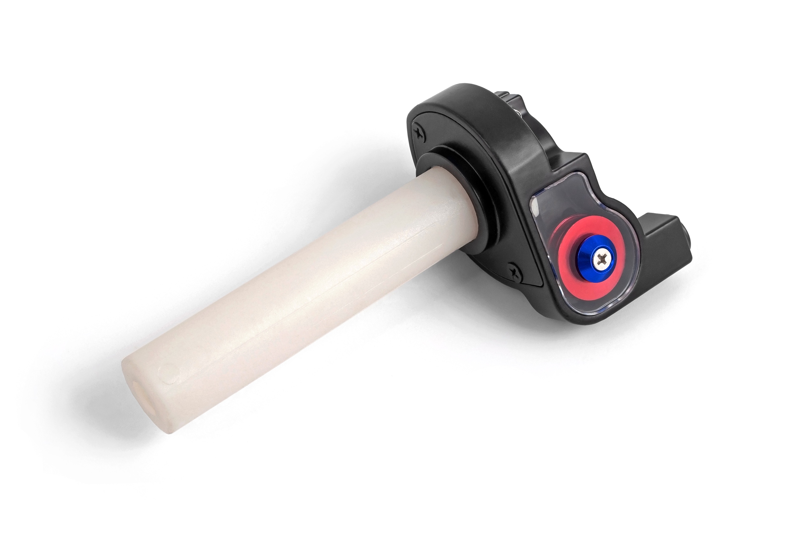 Ручка газа в сборе для мотоцикла (короткоходная с роликом) OTOM