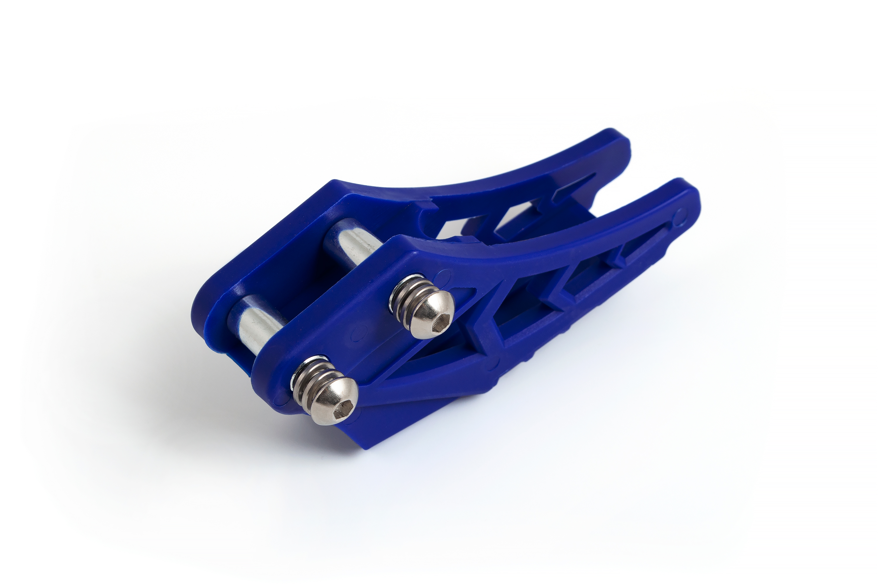 Успокоитель цепи (ловушка) для питбайка пластиковая универсальная синяя