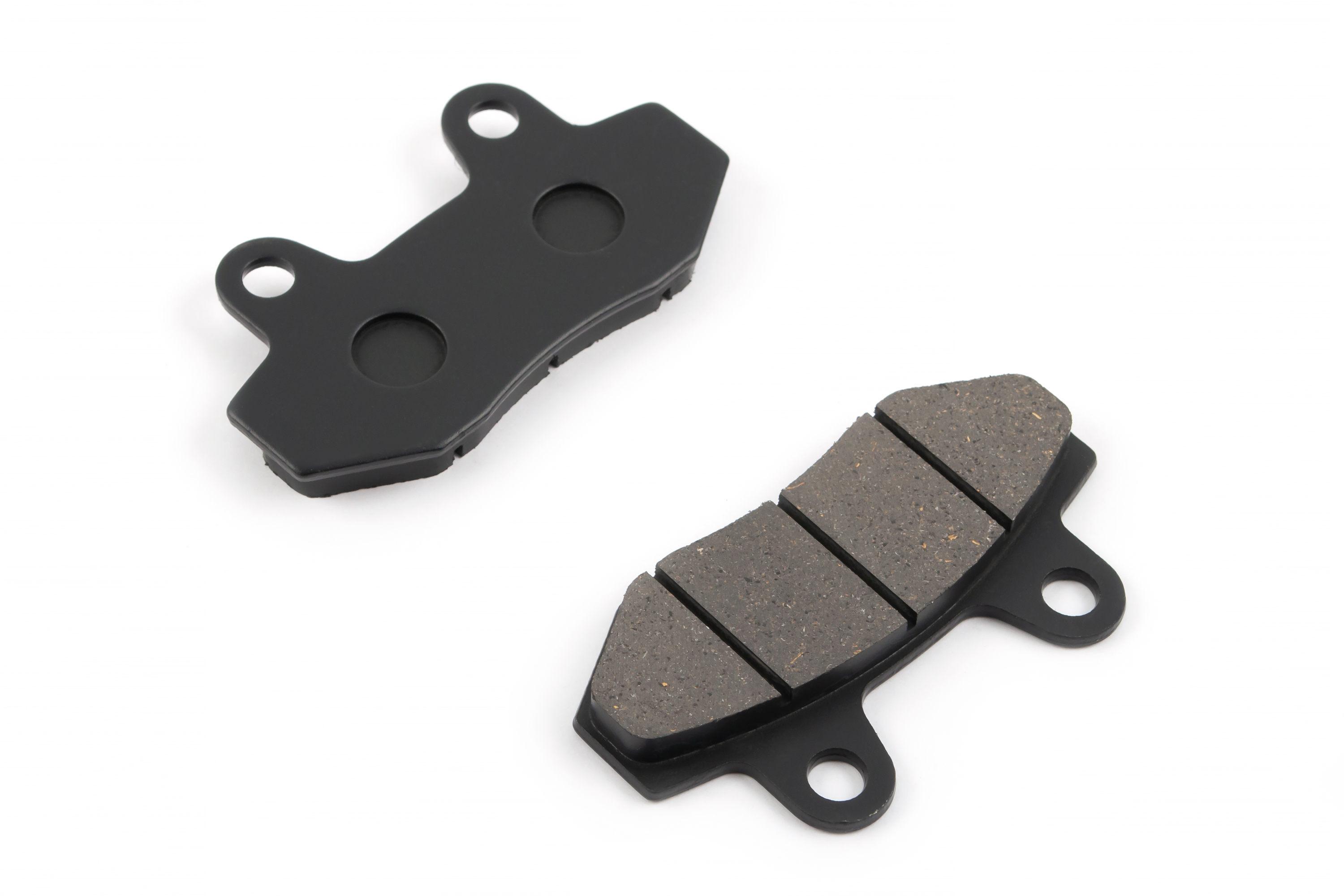 Колодки тормозные для мотоцикла и питбайка передние двухпоршневые