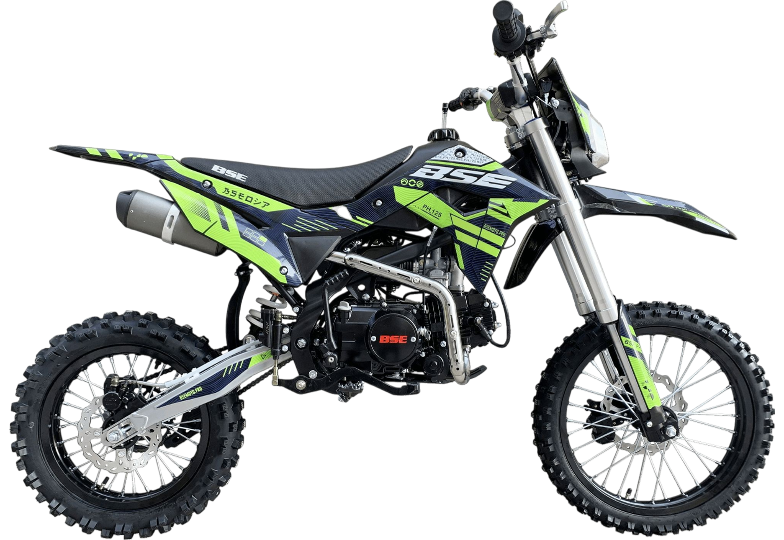 Питбайк BSE PH125 AK47 Green (050)