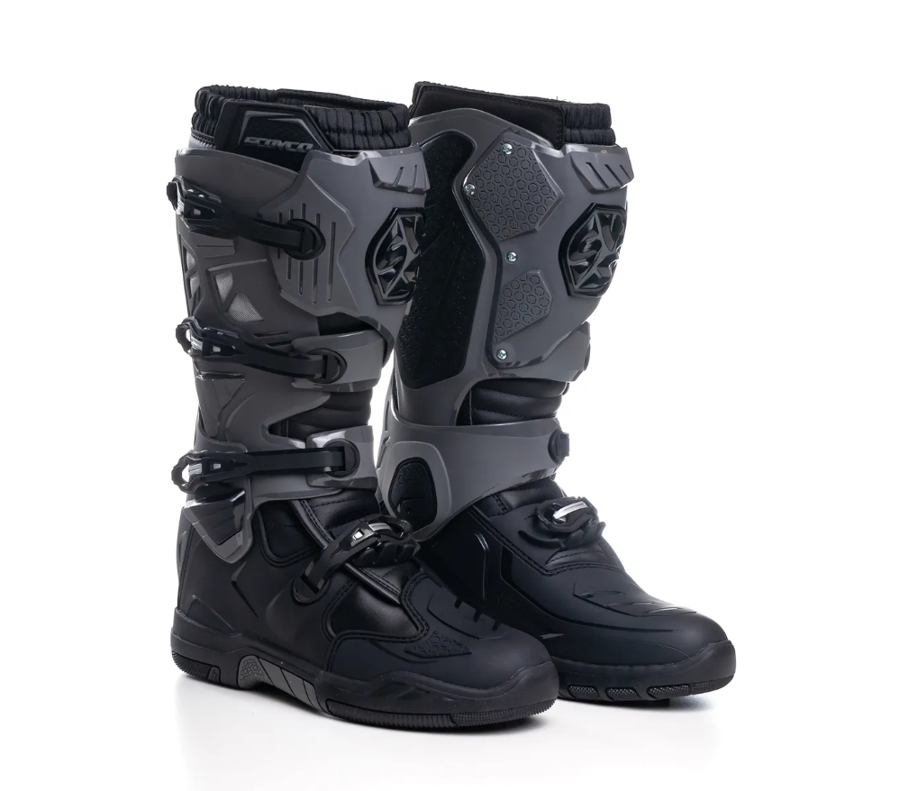 Мотоботы Scoyco MBM004 высокие серые 39