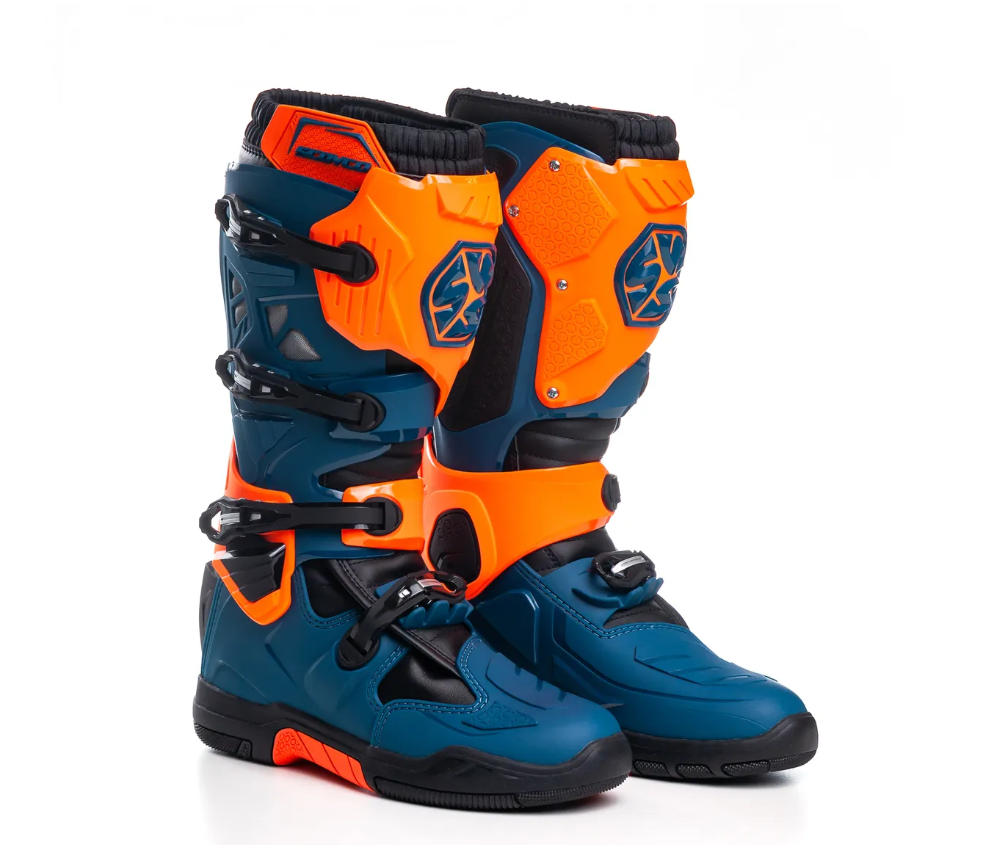 Мотоботы Scoyco MBM004 высокие оранжевые 45