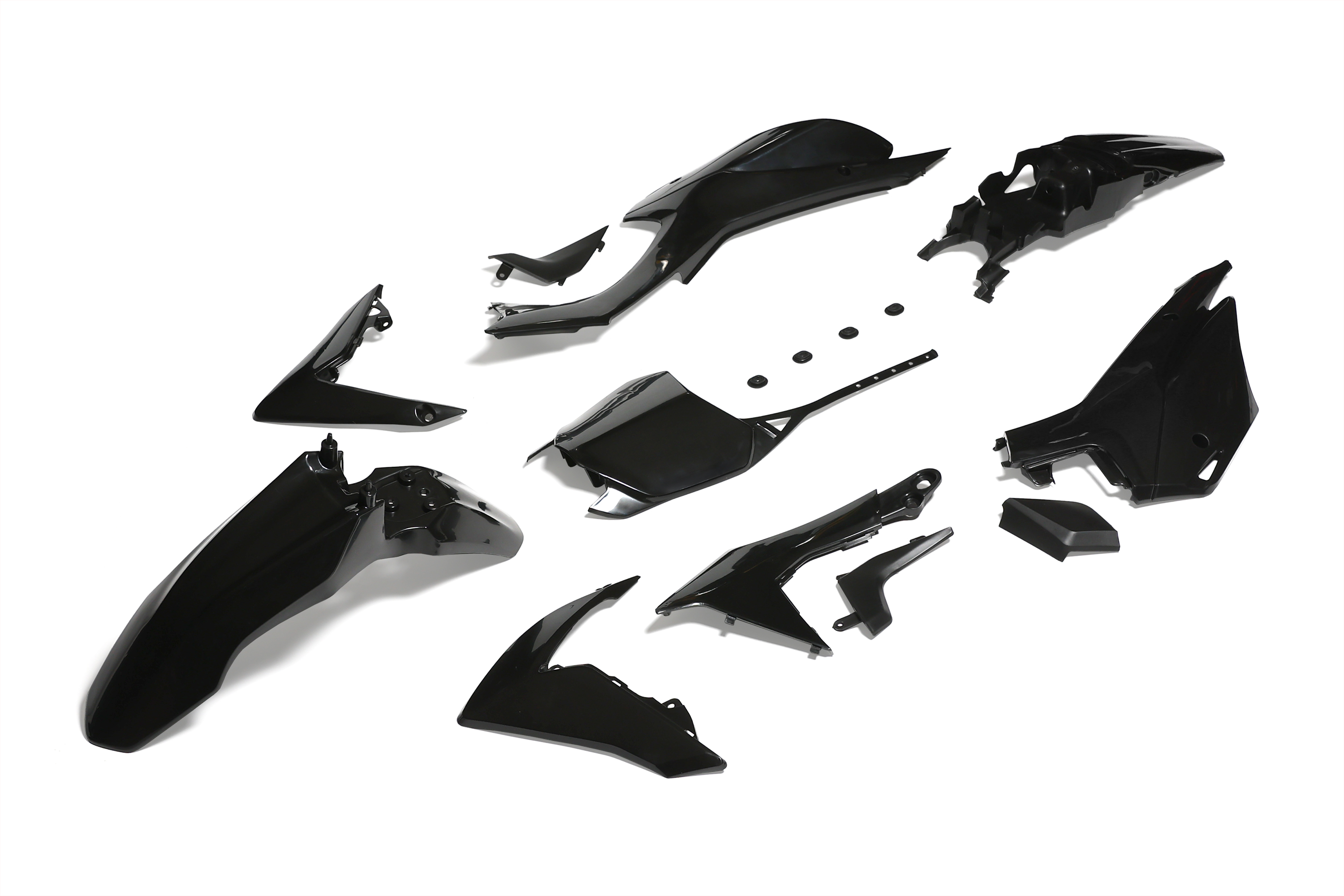 Комплект пластика для питбайка (BSE PH/WELS CRF110 тип) черный NEW