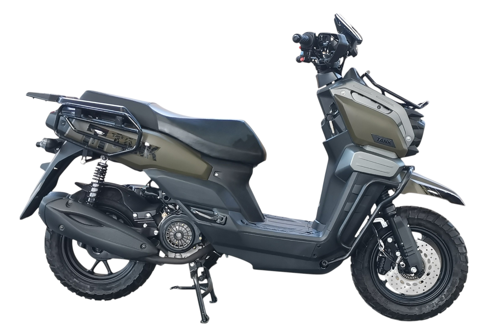 Скутер Racer RC150T-15A TANK(Зеленый)