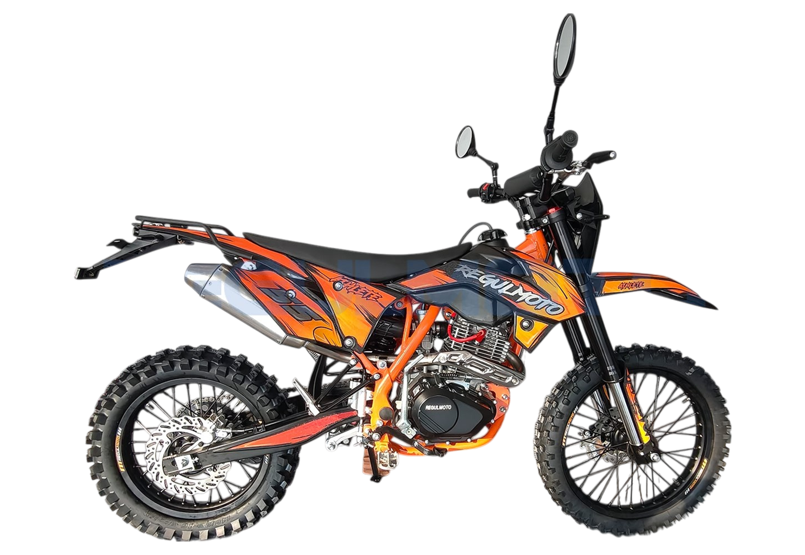 Мотоцикл Regulmoto ATHLETE PR 300 19/16, 5 передач (Оранжевый/черный)