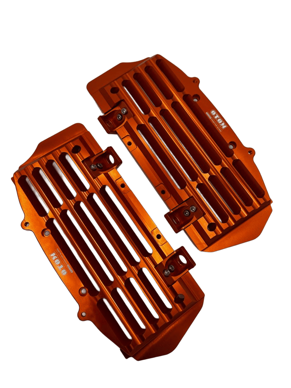 Защита радиаторов для эндуро мотоцикла CNC тип KTM/ HS OTOM оранжевая