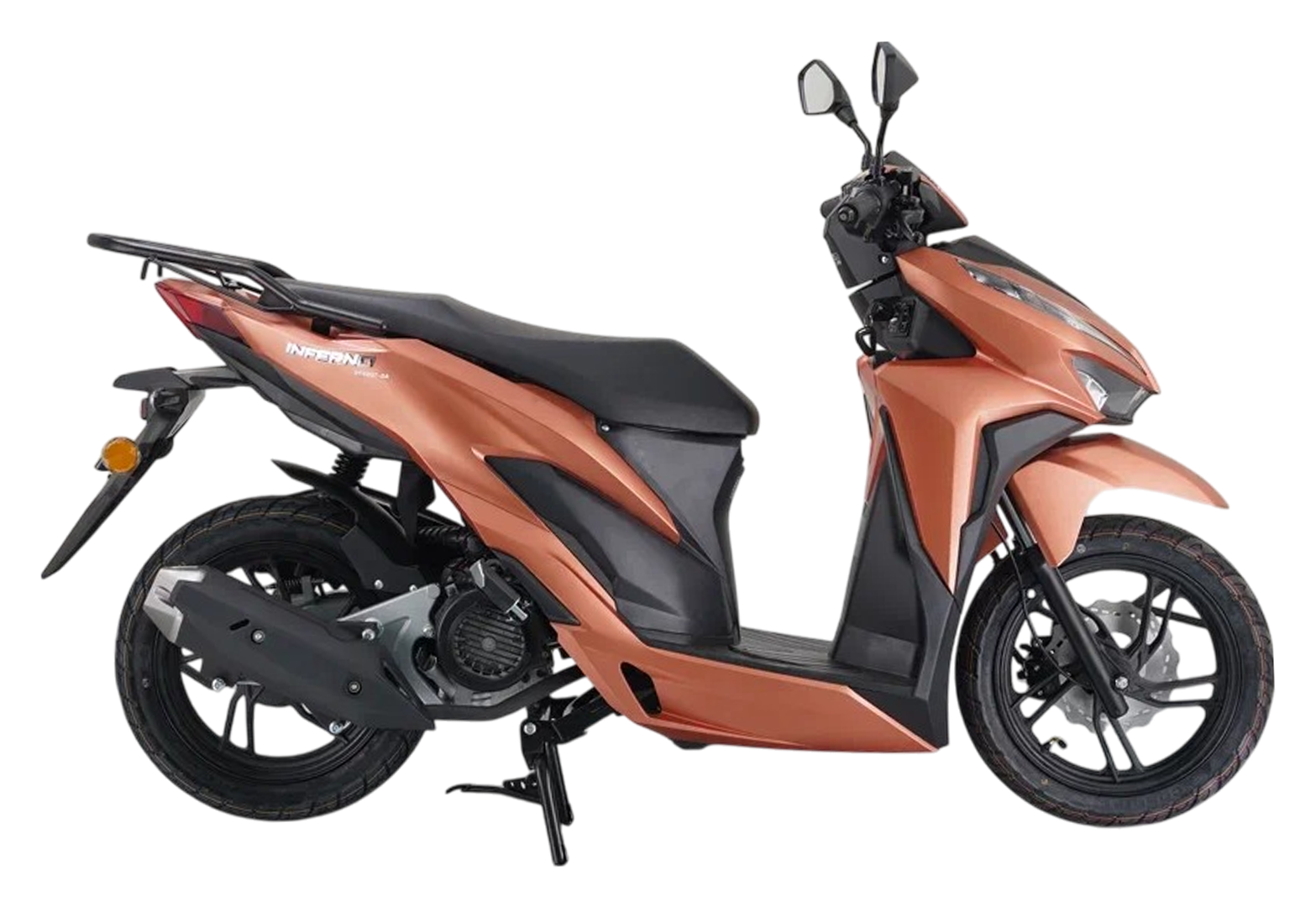 Скутер VENTO (VMC) INFERNO BY49QT-5A 49 см3 СЕРИЯ Т1700 VIN MATT BROWN/MATT BLACK (Без ПТС)