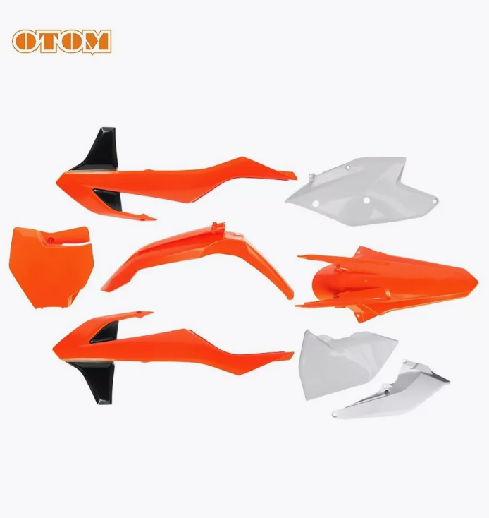 Комплект пластика OTOM KTM 16-18/BRZ x7/Avantis (бело-оран)