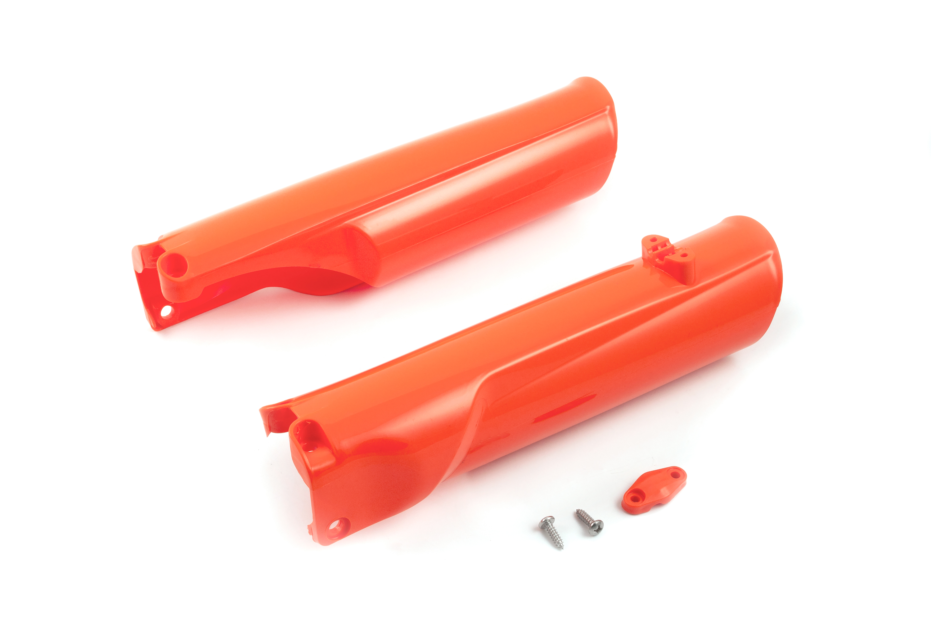 Накладки на вилку оранжевые (Fork protection) 360* Тип KTM 24