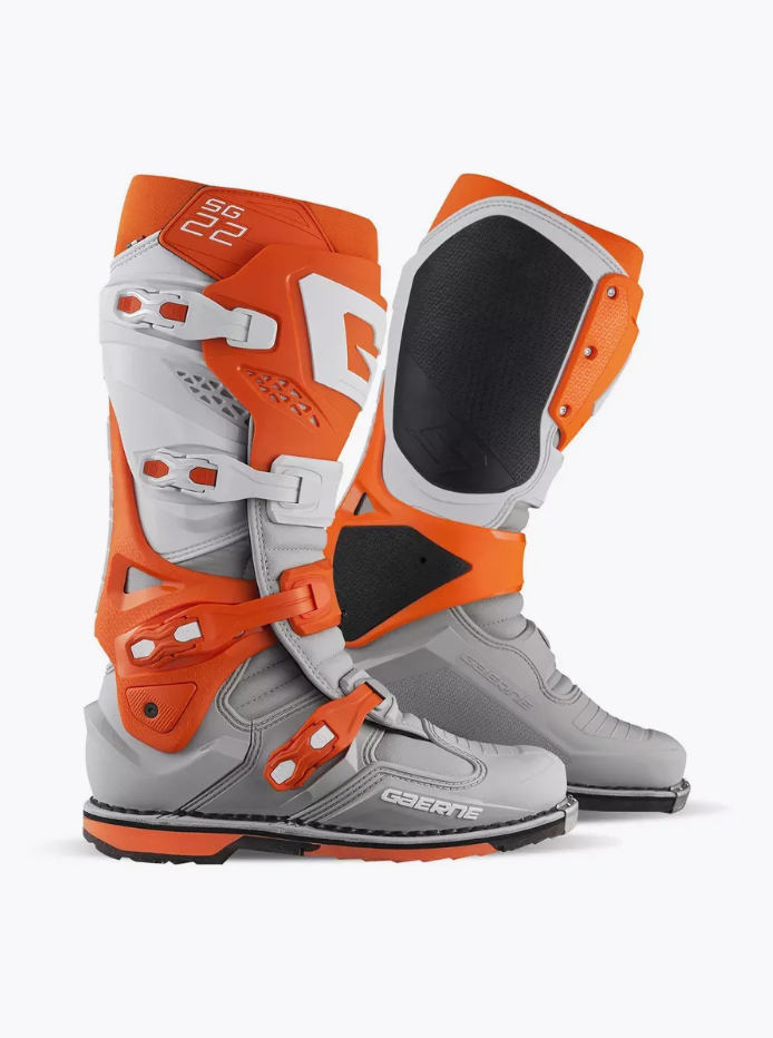 Мотоботы Gaerne GX-1 оранжево-белые 43