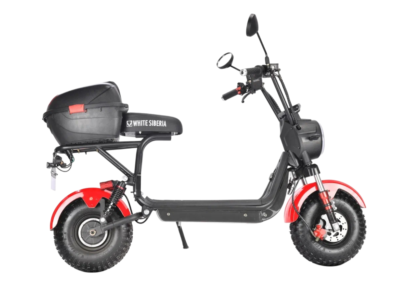 Электроскутер WHITE SIBERIA MINI R 2.0 1200W RED