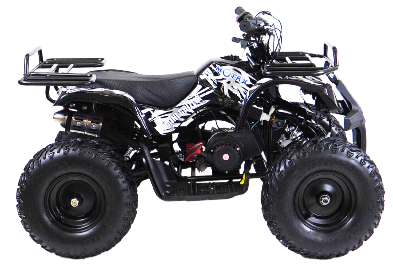 Детский бензиновый квадроцикл MOTAX GRIZLIK MINI ES с электростартером и родительским пультом