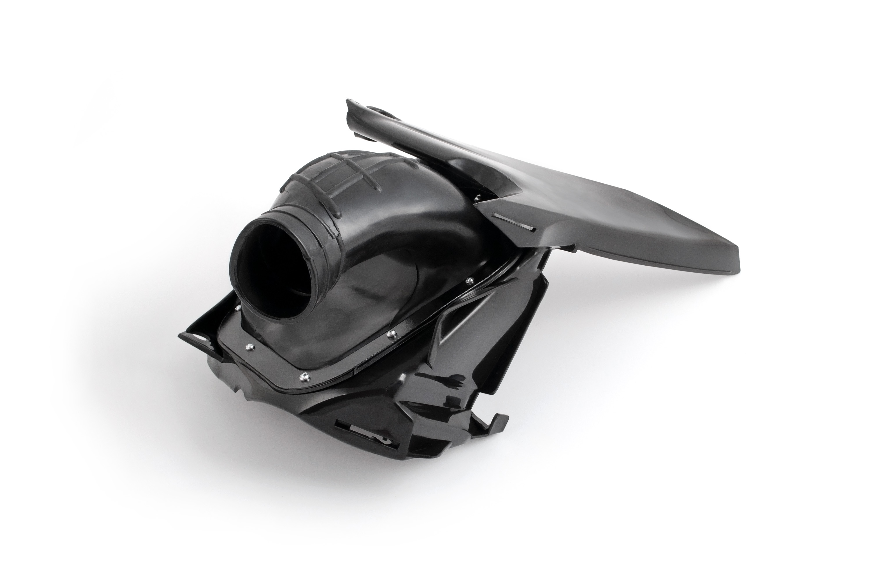 Корпус воздушного фильтра с патрубком на эндуро KTM SX85 13-16г. (рама К5) черный