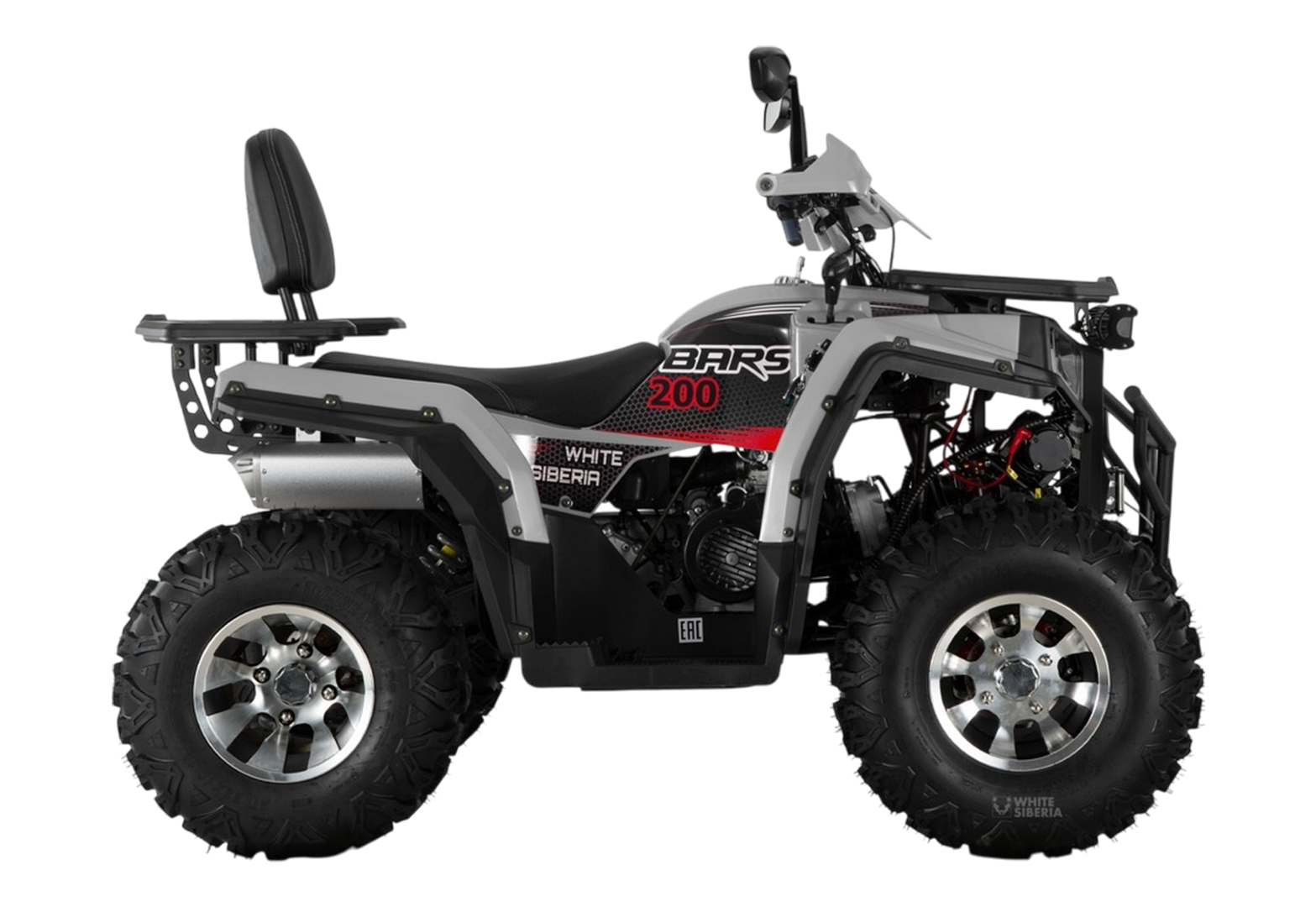 Квадроцикл White Siberia Bars 200CC Pro (Серый)