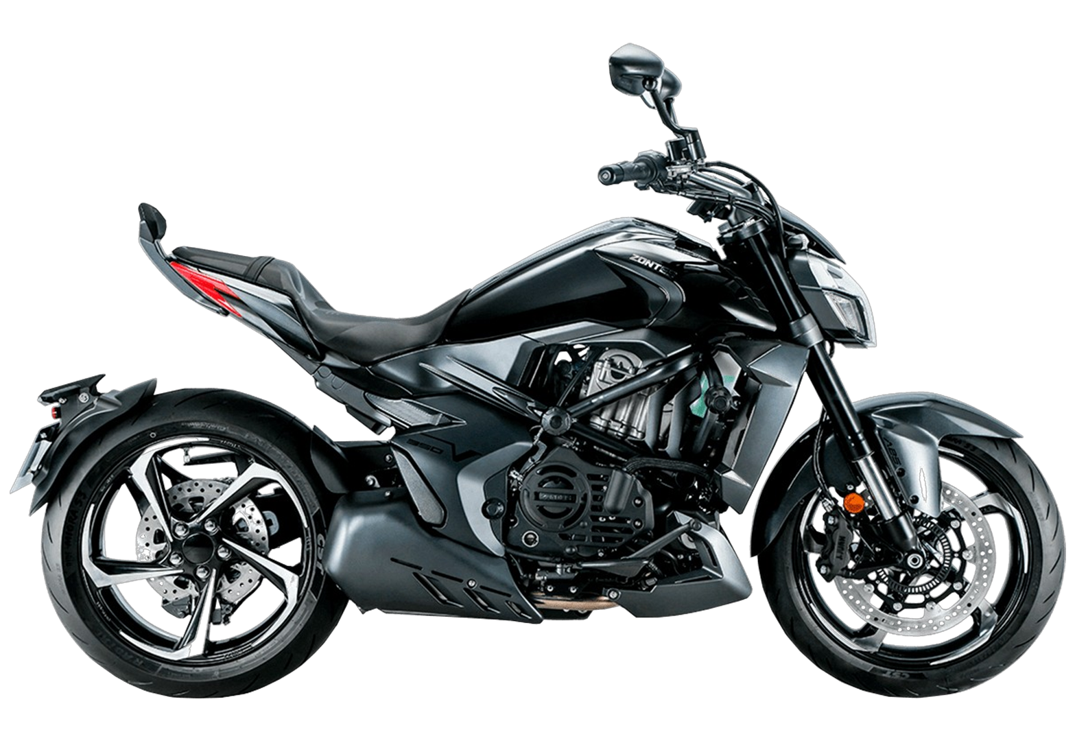Мотоцикл ZONTES ZT350-V1 (4T ZT184MP EFI) 17/17 ПТС Черный