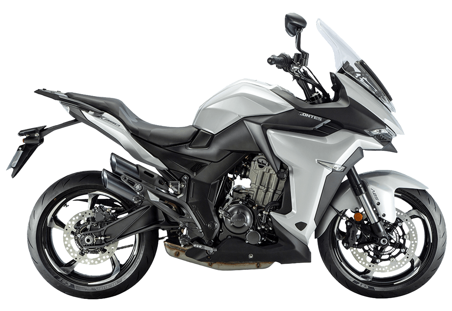 Мотоцикл ZONTES ZT350-X (4T ZT184MP EFI) 17/17 ПТС Серебристый