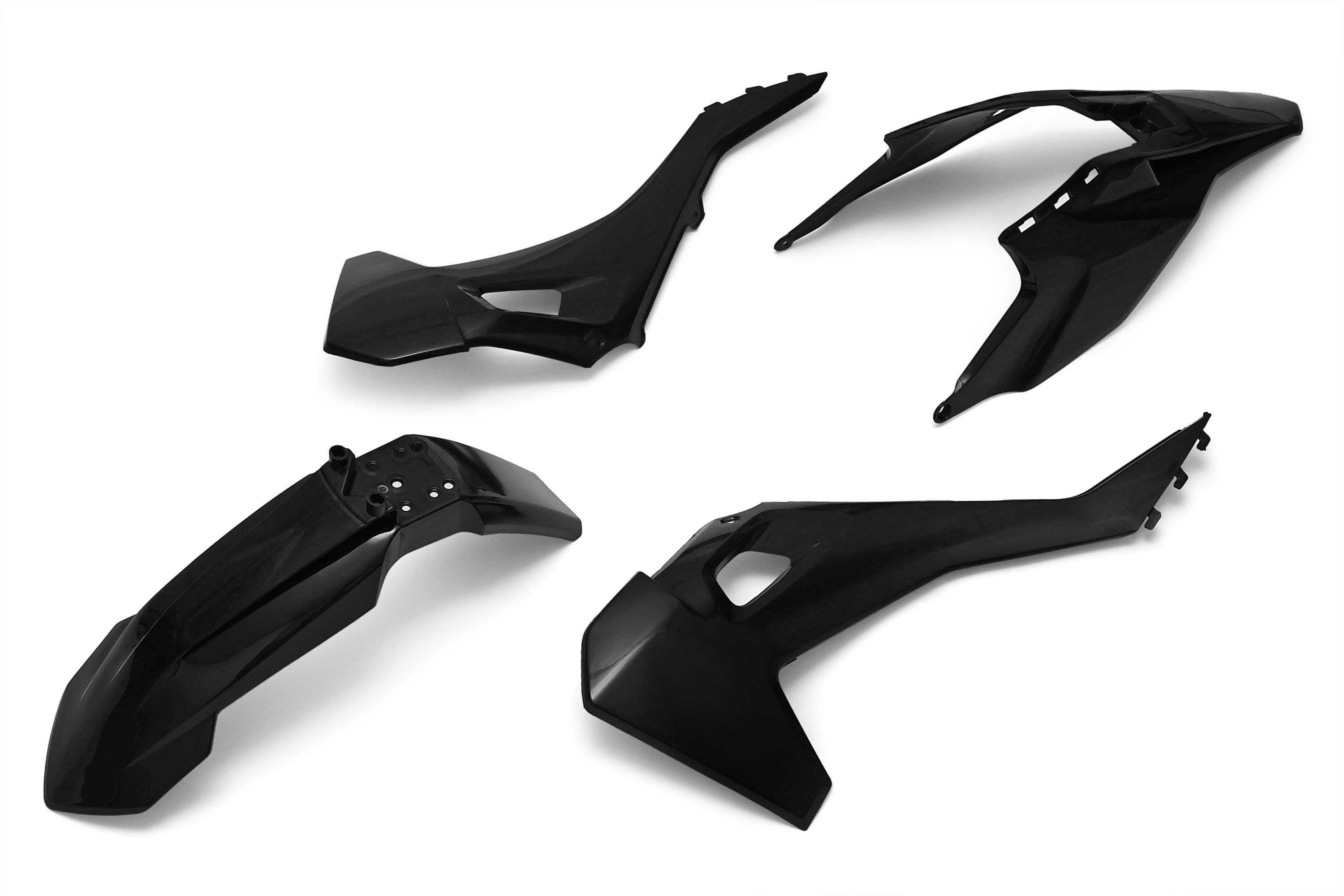 Комплект пластика для питбайка тип KTM/HS 85 (BRZ H4) без фары черный