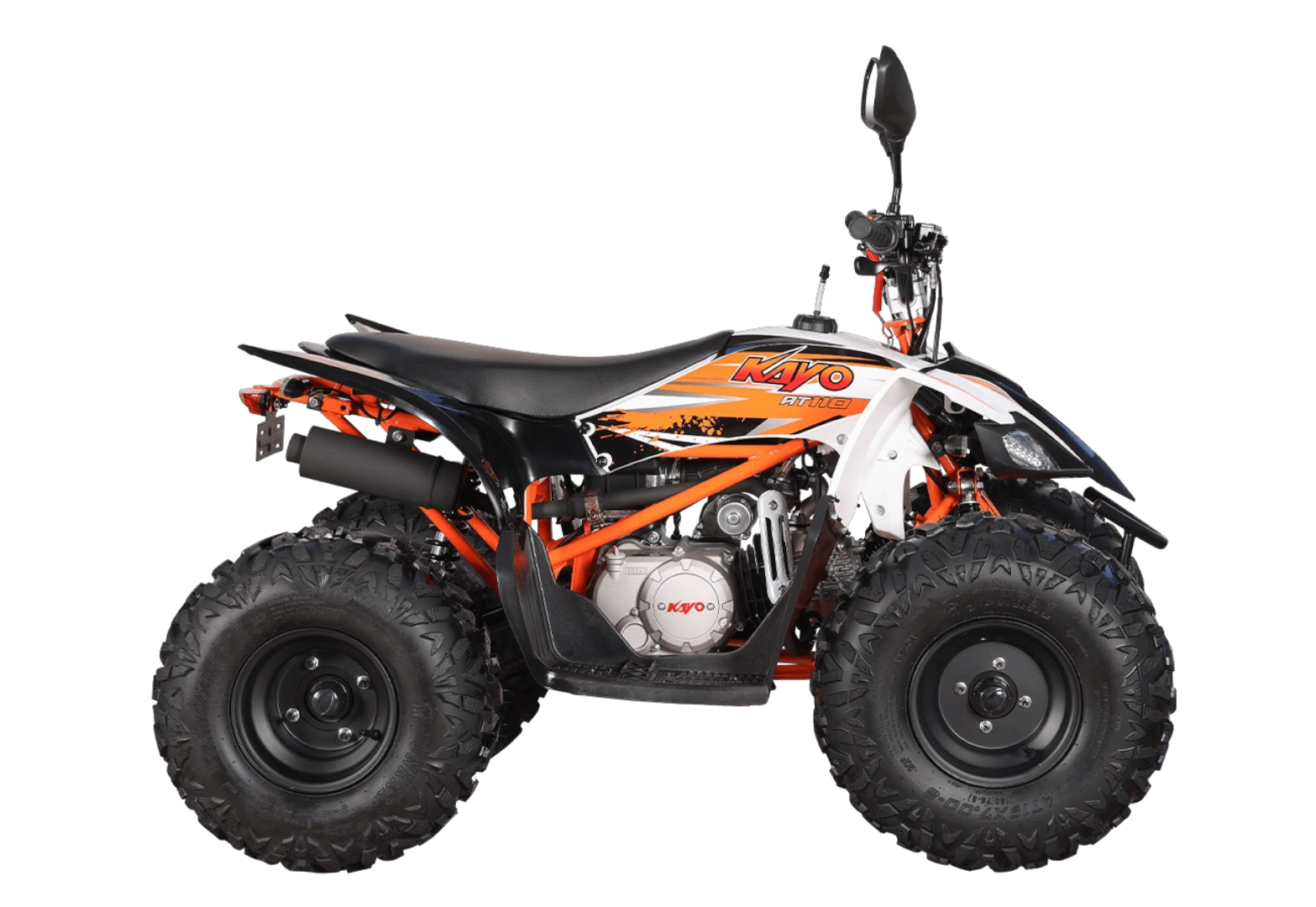 Квадроцикл KAYO AT110 (белый пластик 2024 г.) (ПТС)